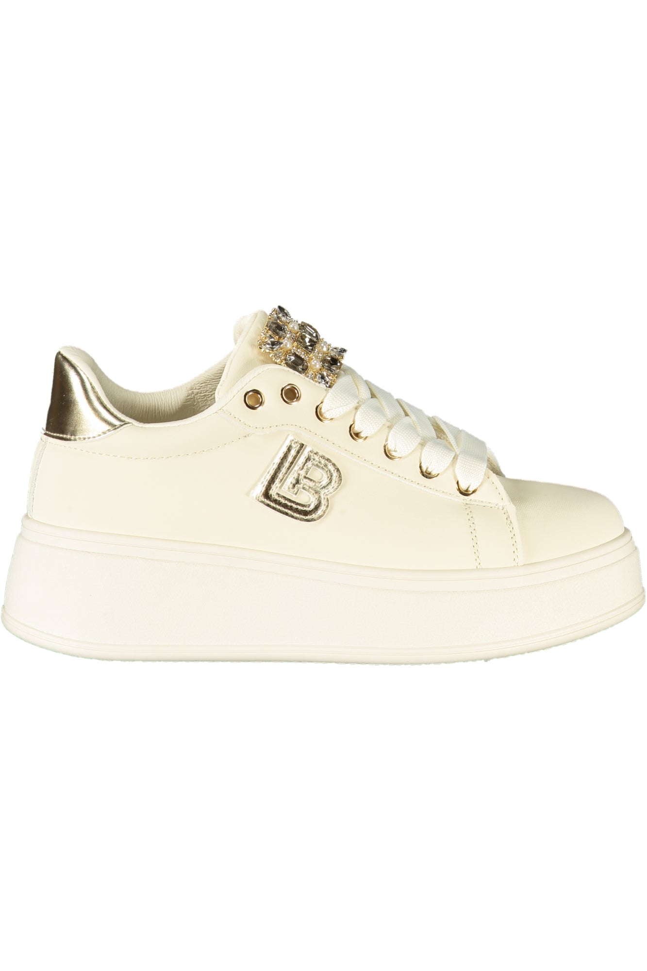 LAURA BIAGIOTTI WOMEN'S BEIGE SPORTS SHOES 