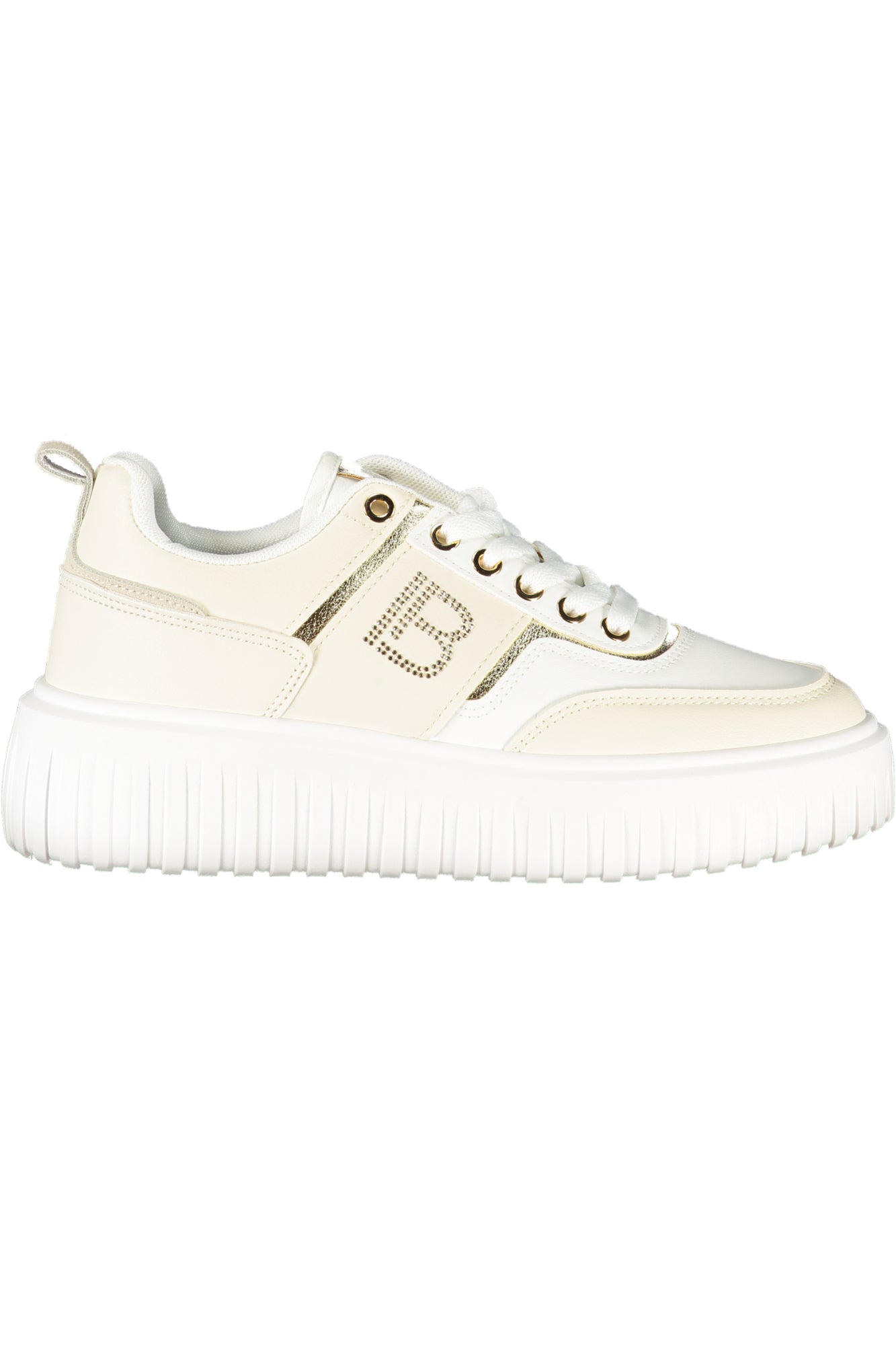 LAURA BIAGIOTTI WOMEN'S BEIGE SPORTS SHOES 