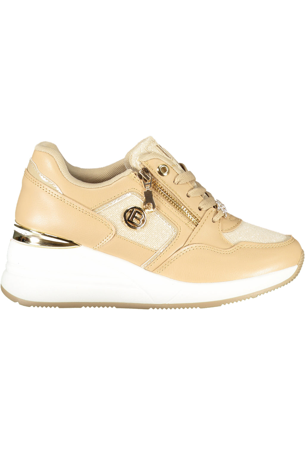 LAURA BIAGIOTTI WOMEN'S BEIGE SPORTS SHOES 
