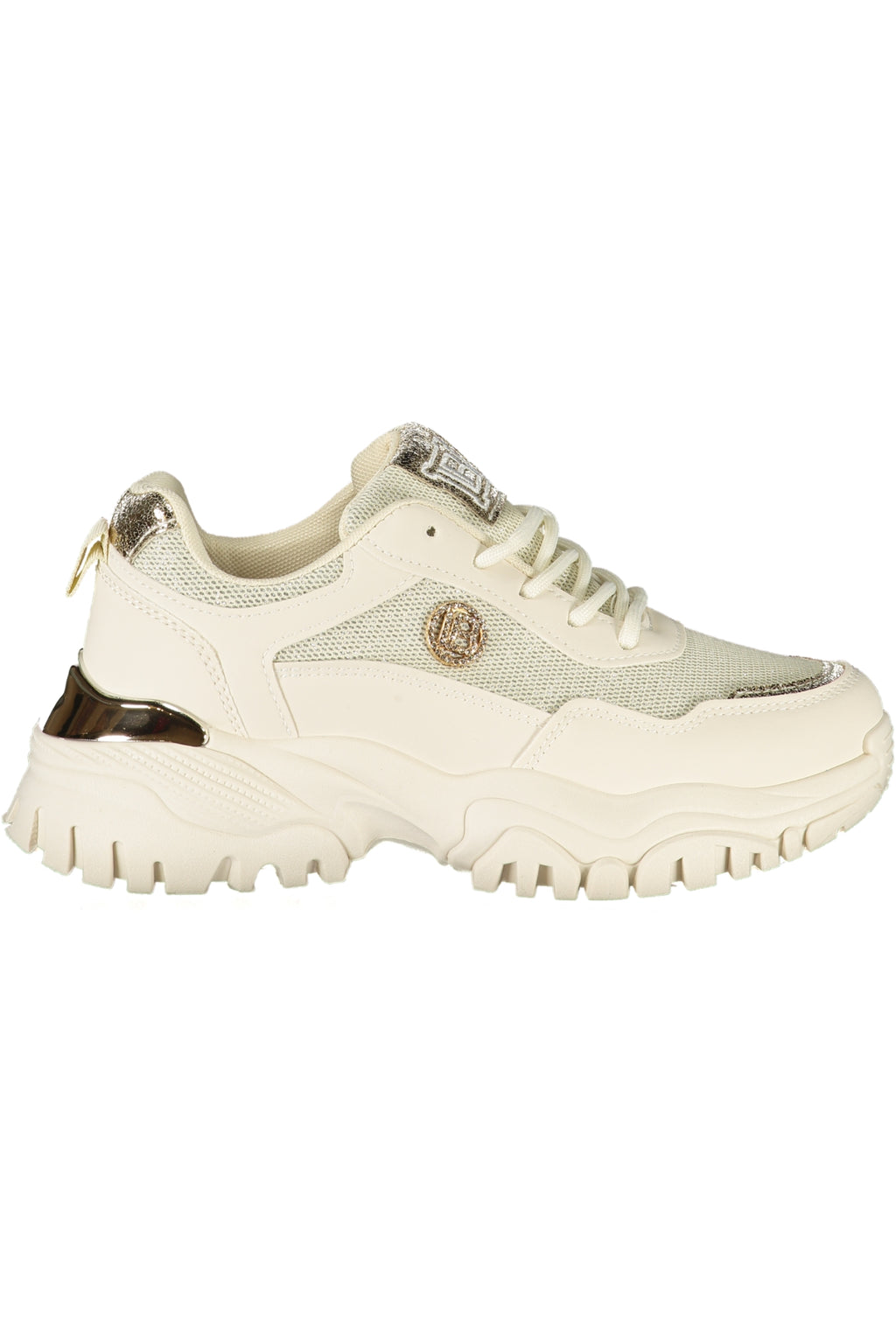 LAURA BIAGIOTTI WOMEN'S BEIGE SPORTS SHOES 