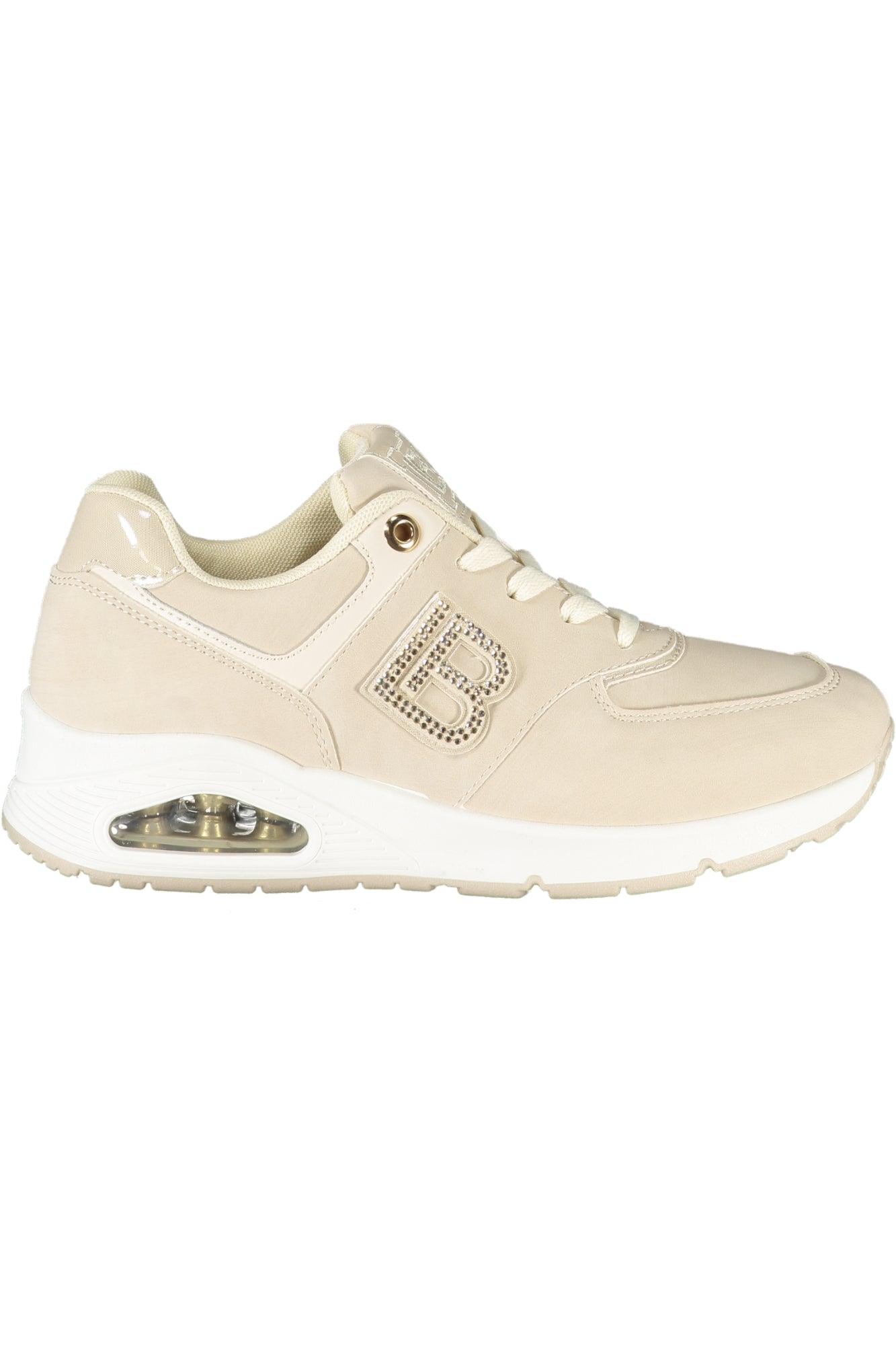 LAURA BIAGIOTTI WOMEN'S BEIGE SPORTS SHOES 