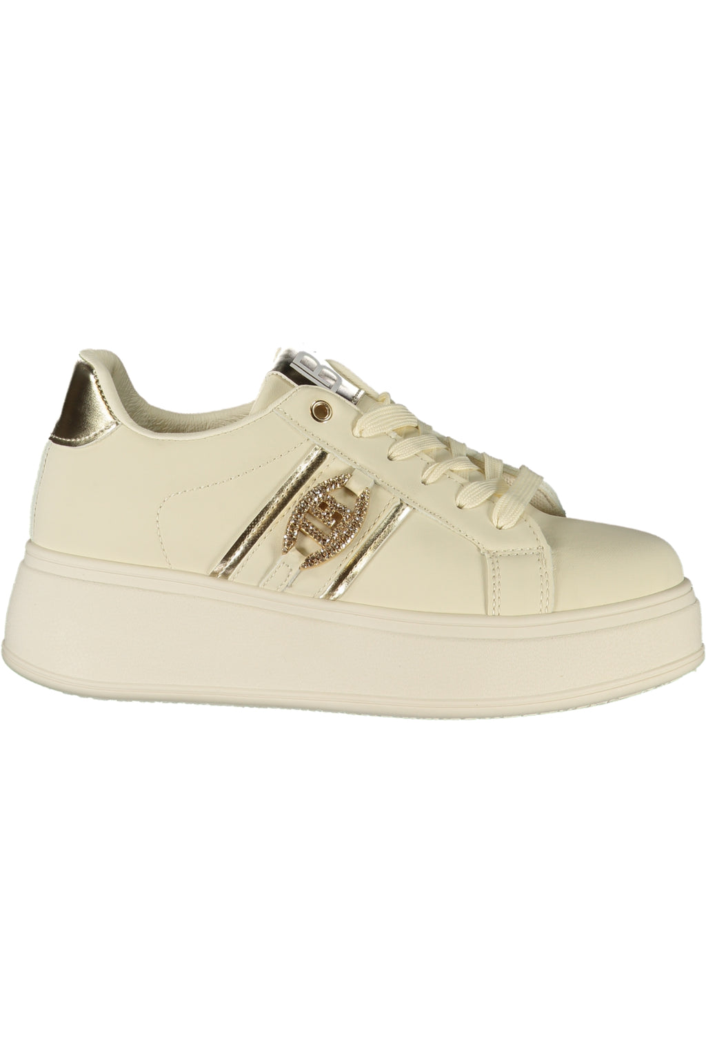 LAURA BIAGIOTTI WOMEN'S BEIGE SPORTS SHOES 