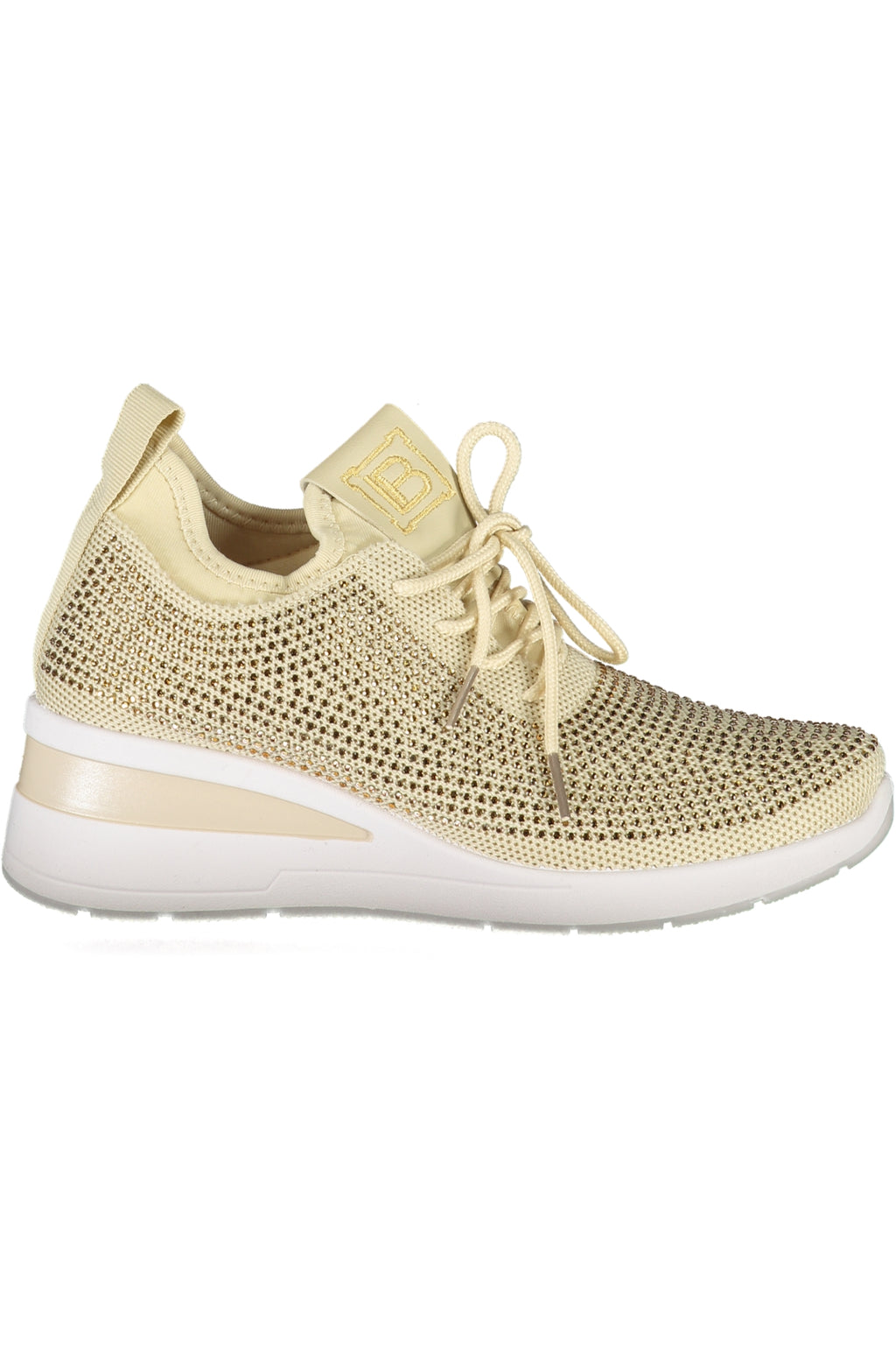 LAURA BIAGIOTTI WOMEN'S BEIGE SPORTS SHOES 