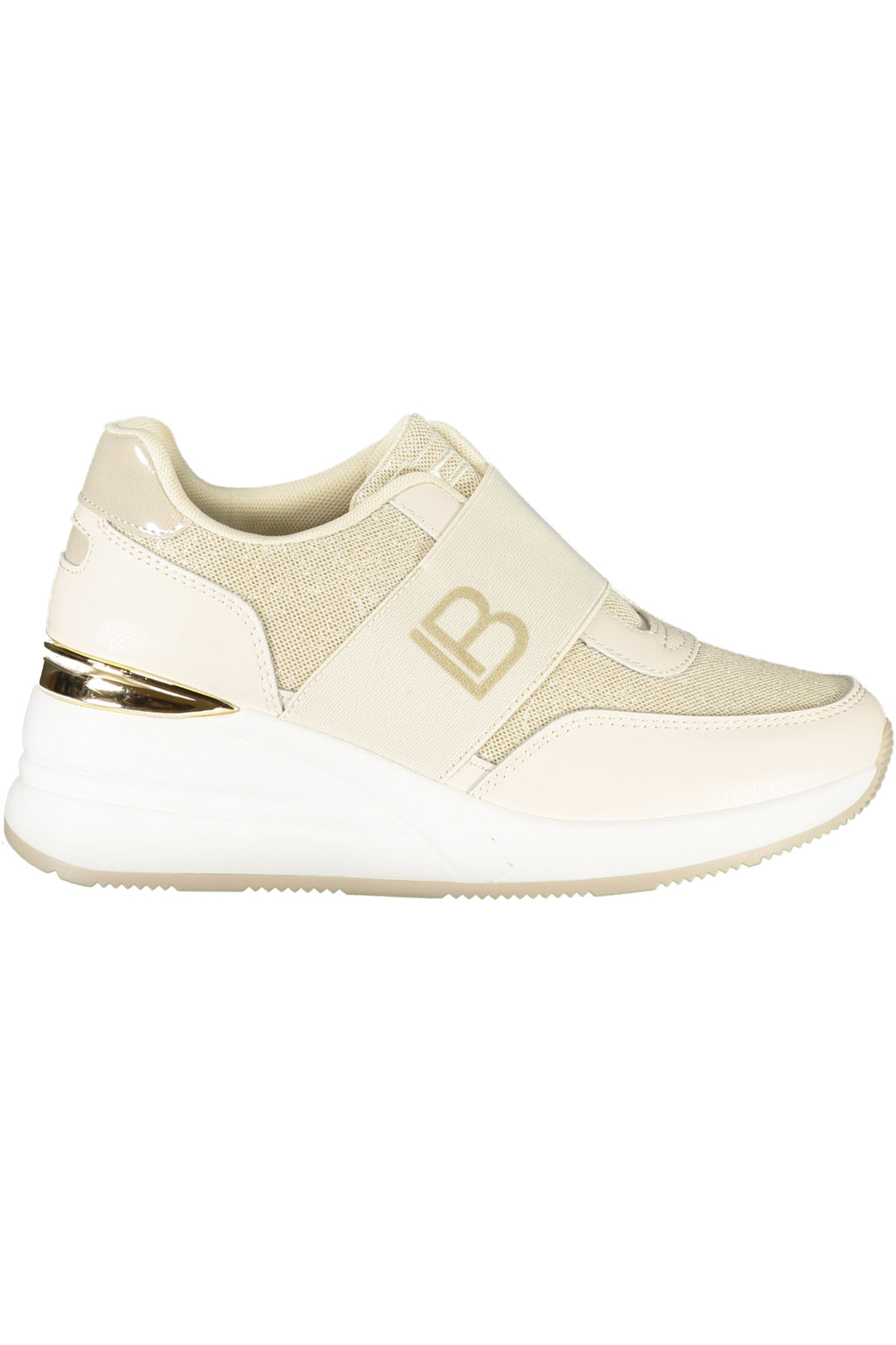 LAURA BIAGIOTTI WOMEN'S BEIGE SPORTS SHOES 