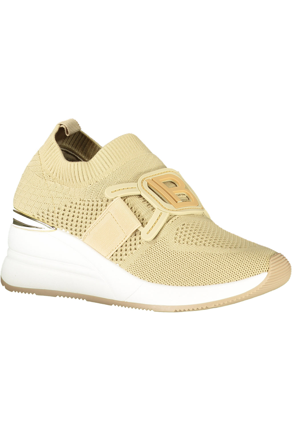 LAURA BIAGIOTTI WOMEN'S BEIGE SPORTS SHOES 