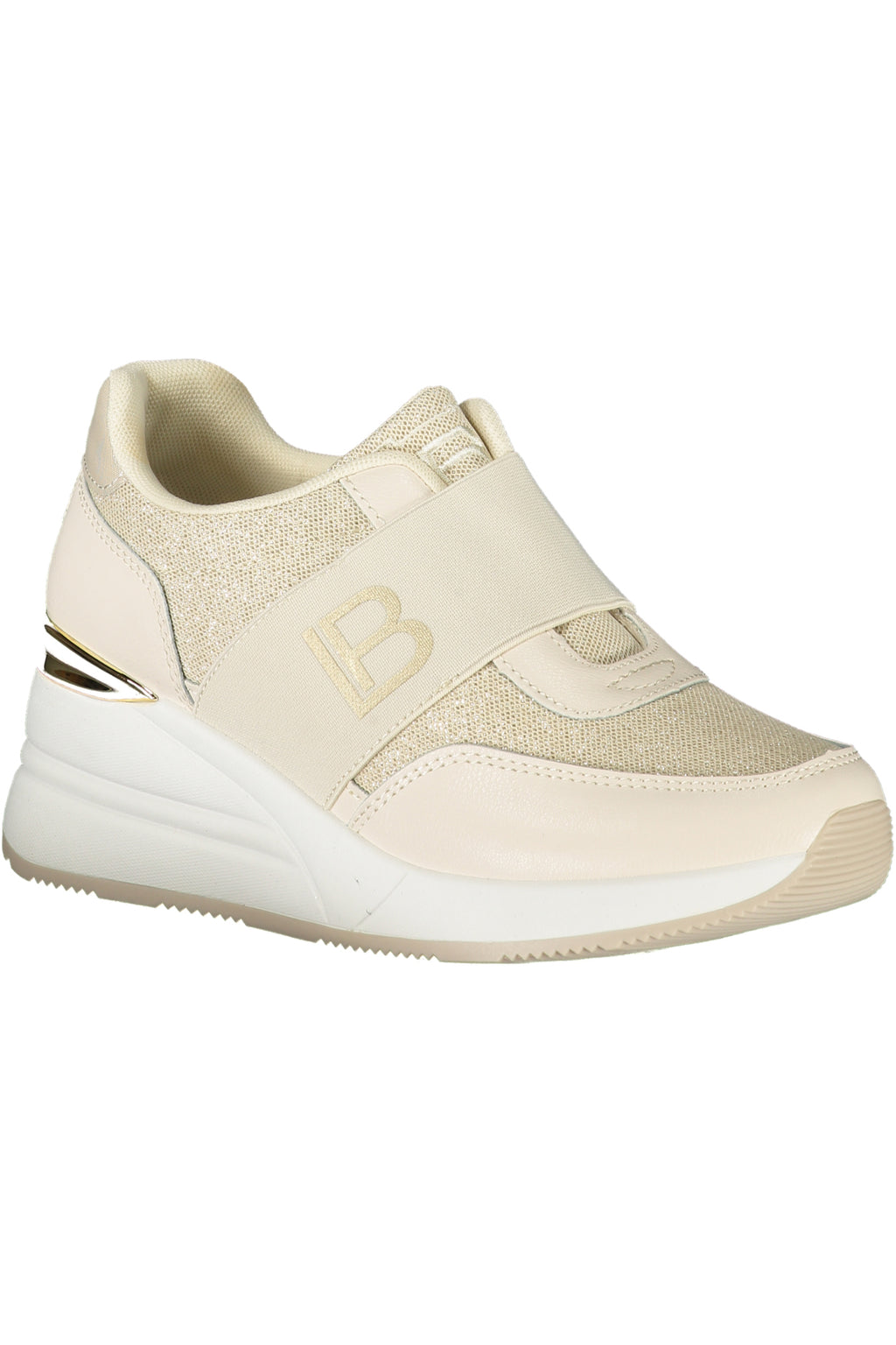 LAURA BIAGIOTTI WOMEN'S BEIGE SPORTS SHOES 