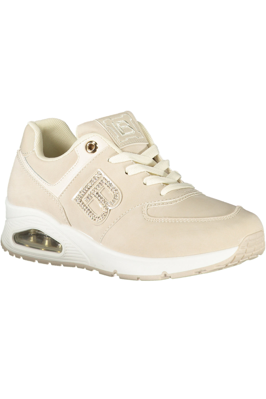 LAURA BIAGIOTTI WOMEN'S BEIGE SPORTS SHOES 