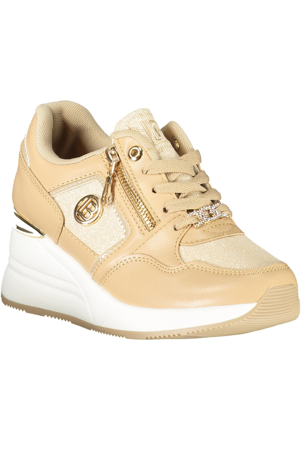 LAURA BIAGIOTTI WOMEN'S BEIGE SPORTS SHOES 