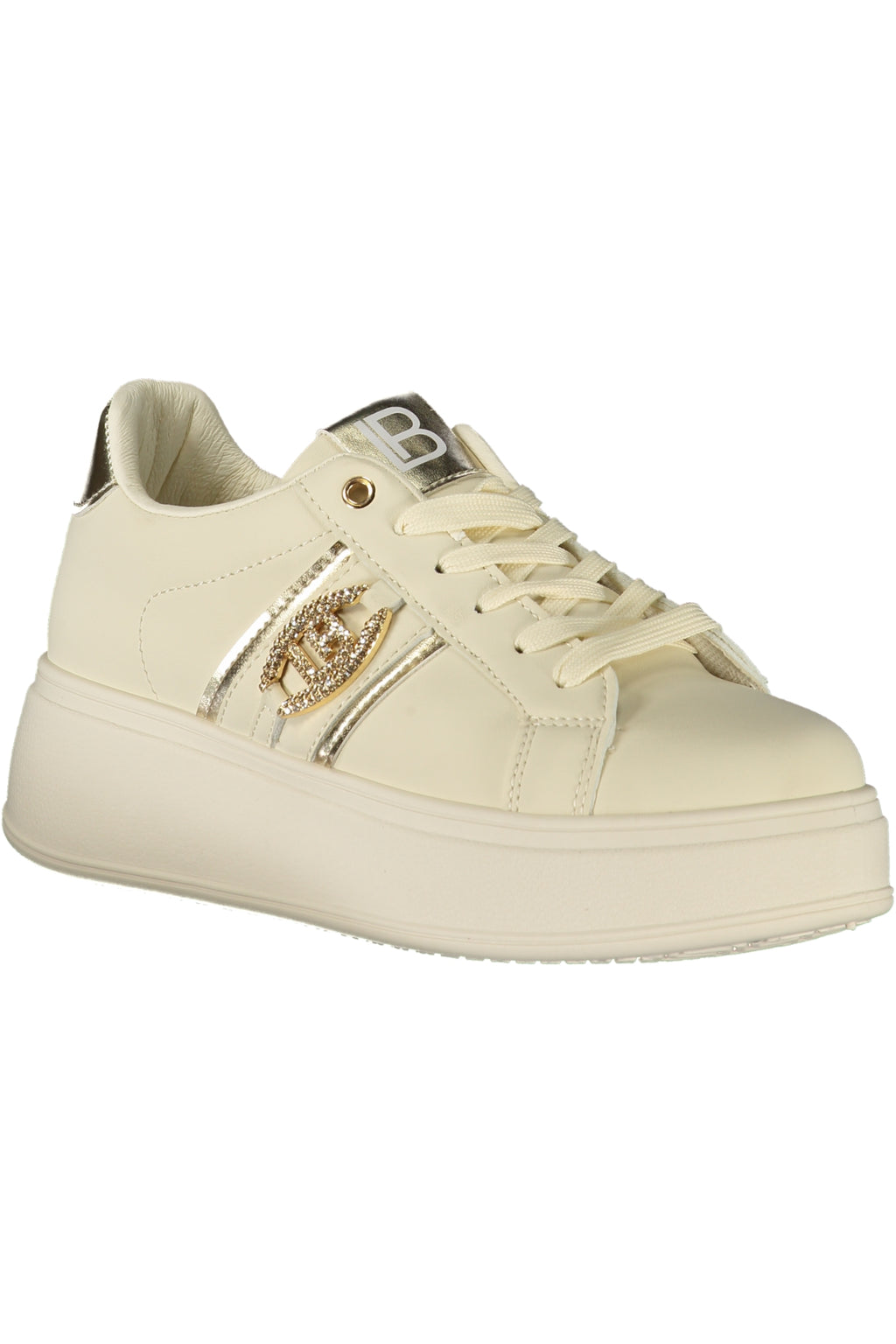 LAURA BIAGIOTTI WOMEN'S BEIGE SPORTS SHOES 