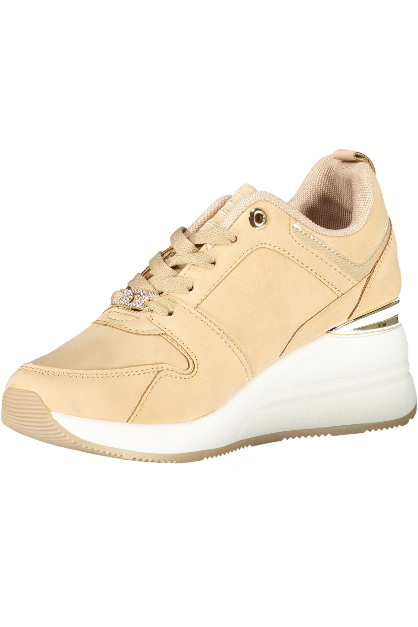 LAURA BIAGIOTTI WOMEN'S BEIGE SPORTS SHOES 