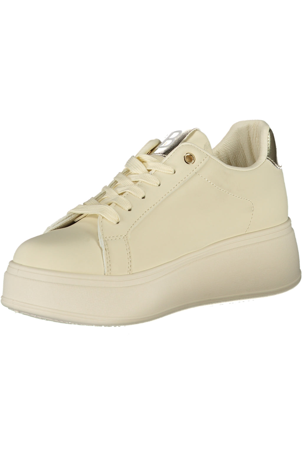 LAURA BIAGIOTTI WOMEN'S BEIGE SPORTS SHOES 