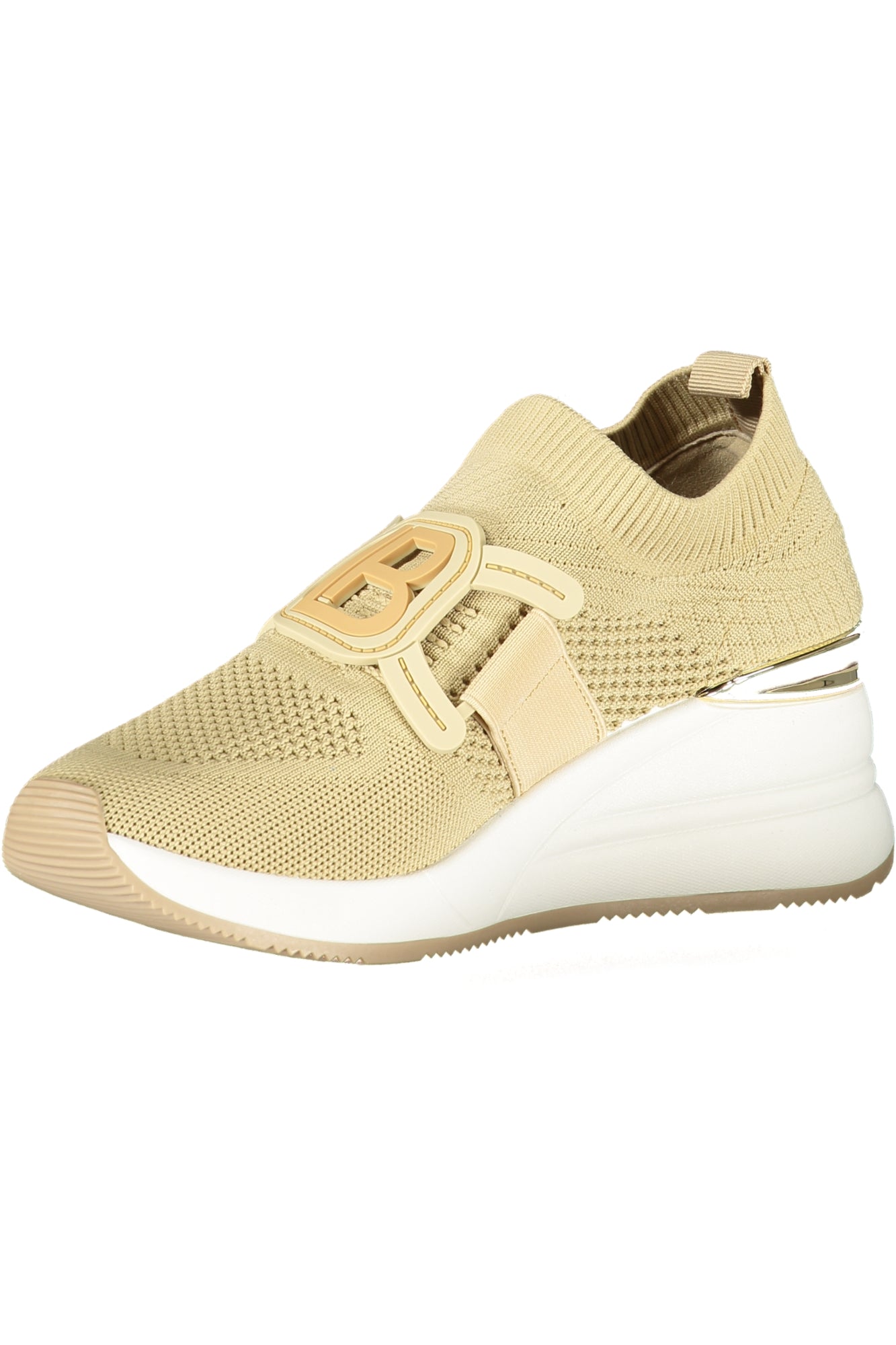 LAURA BIAGIOTTI WOMEN'S BEIGE SPORTS SHOES 