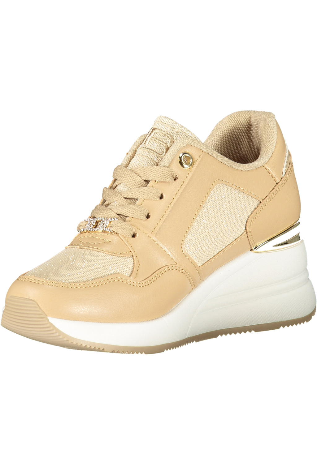 LAURA BIAGIOTTI WOMEN'S BEIGE SPORTS SHOES 