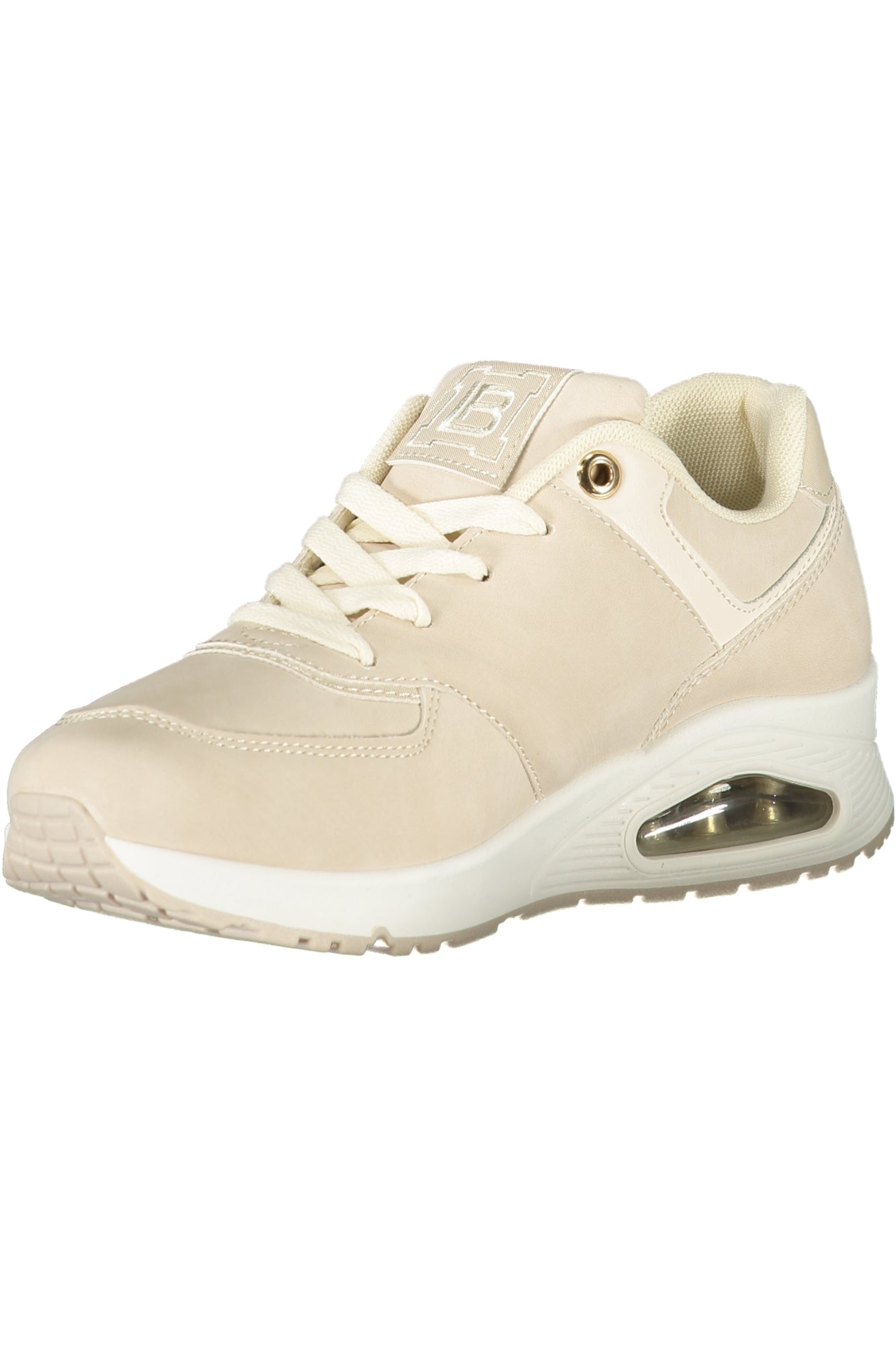 LAURA BIAGIOTTI WOMEN'S BEIGE SPORTS SHOES 