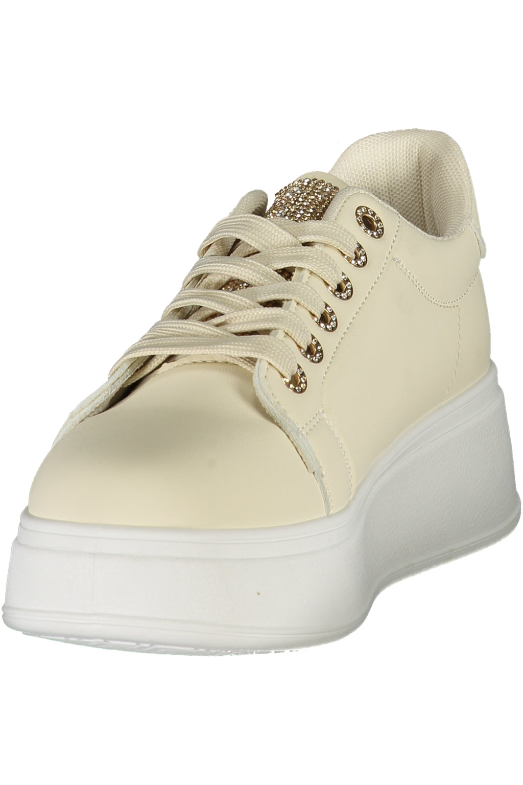 LAURA BIAGIOTTI WOMEN'S BEIGE SPORTS SHOES 