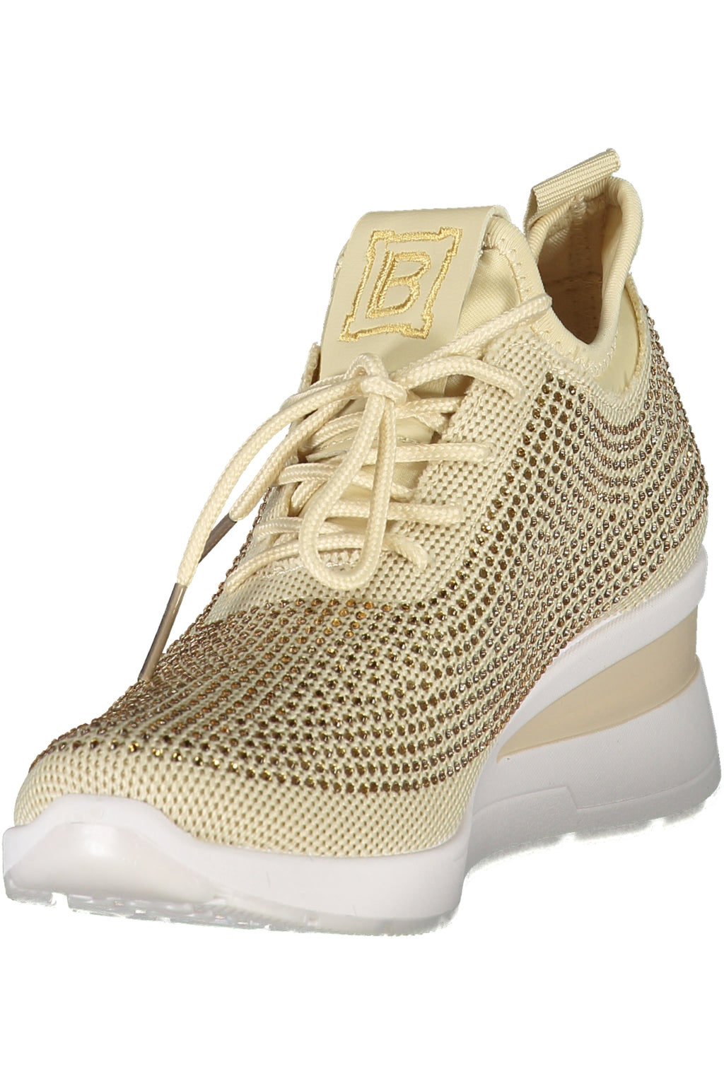 LAURA BIAGIOTTI WOMEN'S BEIGE SPORTS SHOES 