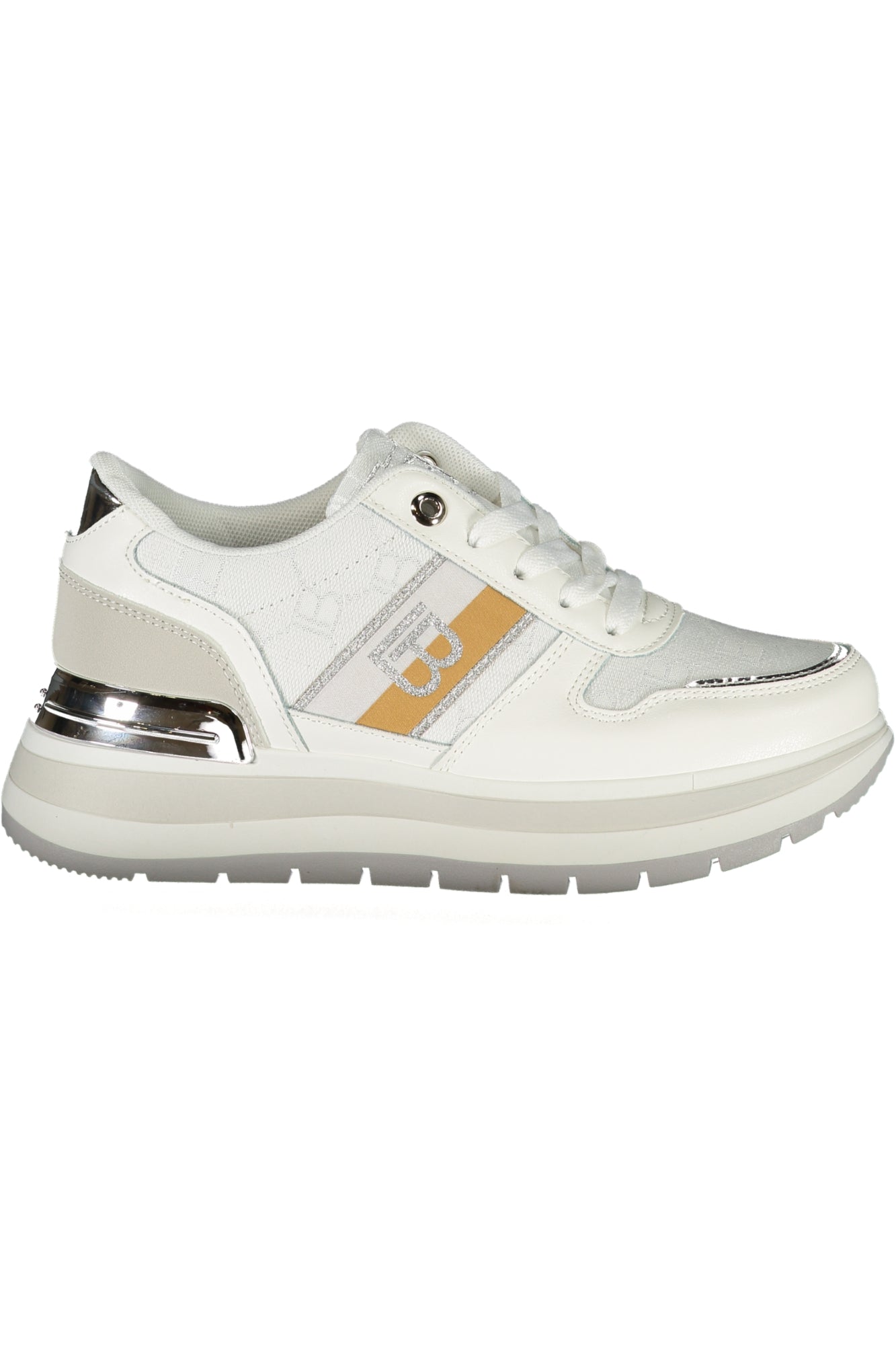 LAURA BIAGIOTTI WOMEN'S WHITE SPORTS SHOES 