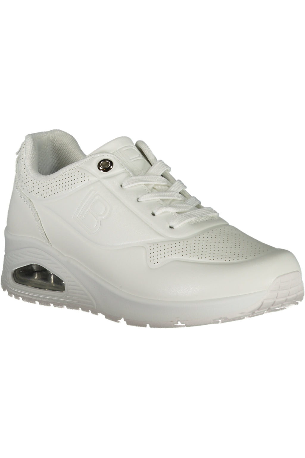 LAURA BIAGIOTTI WOMEN'S WHITE SPORTS SHOES 