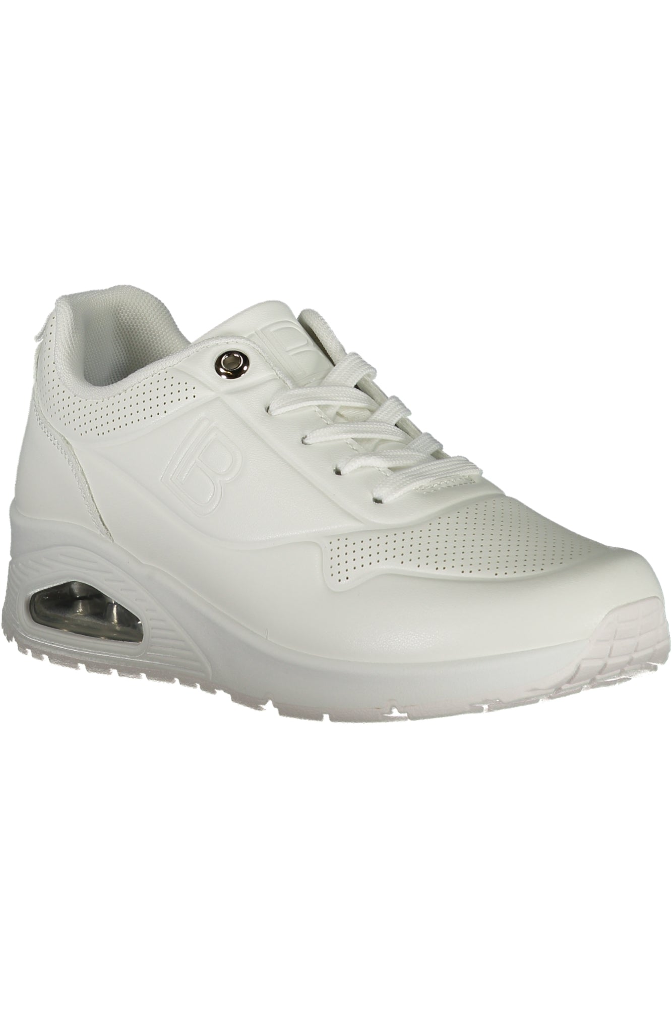 LAURA BIAGIOTTI WOMEN'S WHITE SPORTS SHOES 