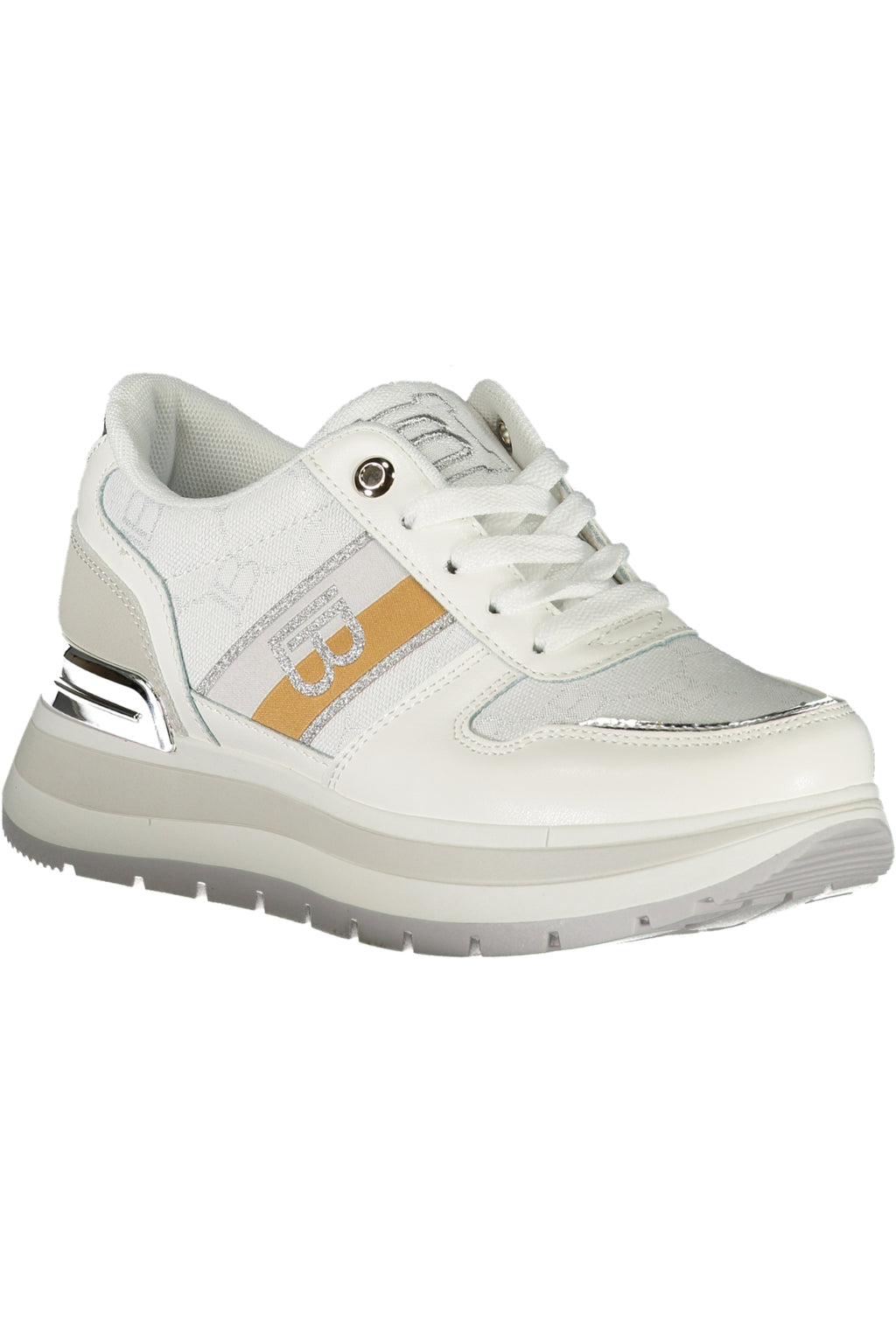 LAURA BIAGIOTTI WOMEN'S WHITE SPORTS SHOES 