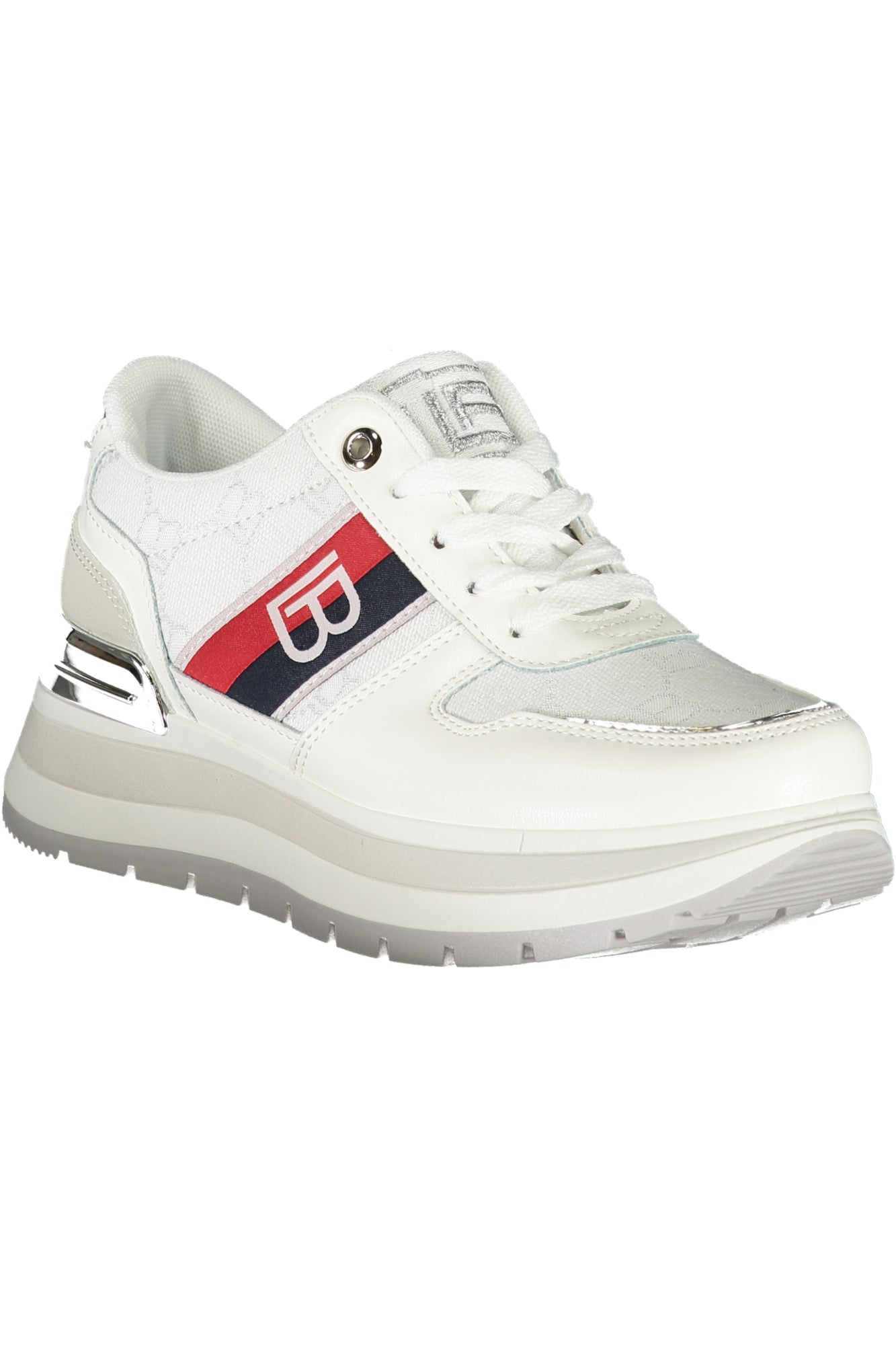 LAURA BIAGIOTTI WOMEN'S WHITE SPORTS SHOES 