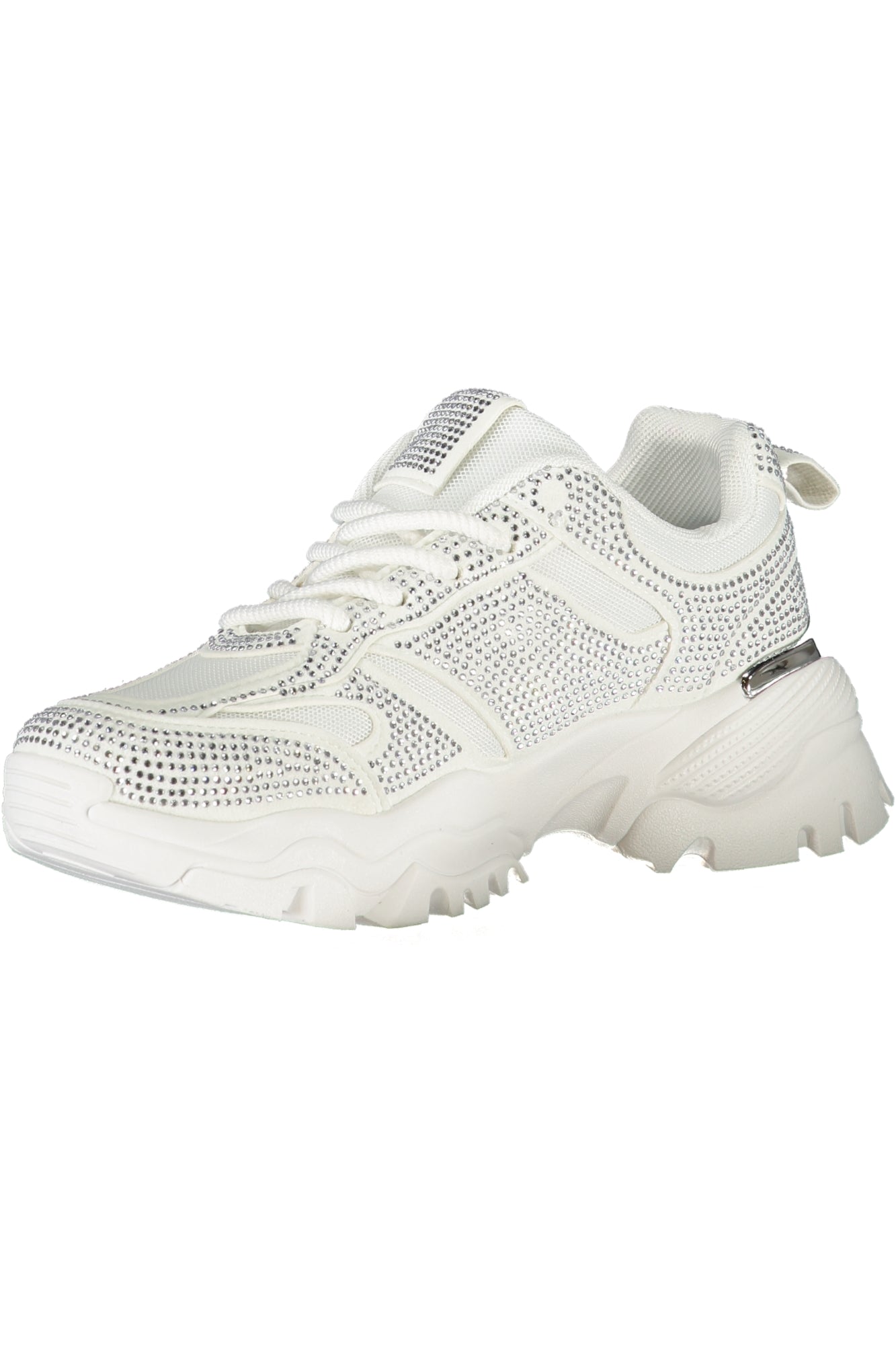 LAURA BIAGIOTTI WOMEN'S WHITE SPORTS SHOES 