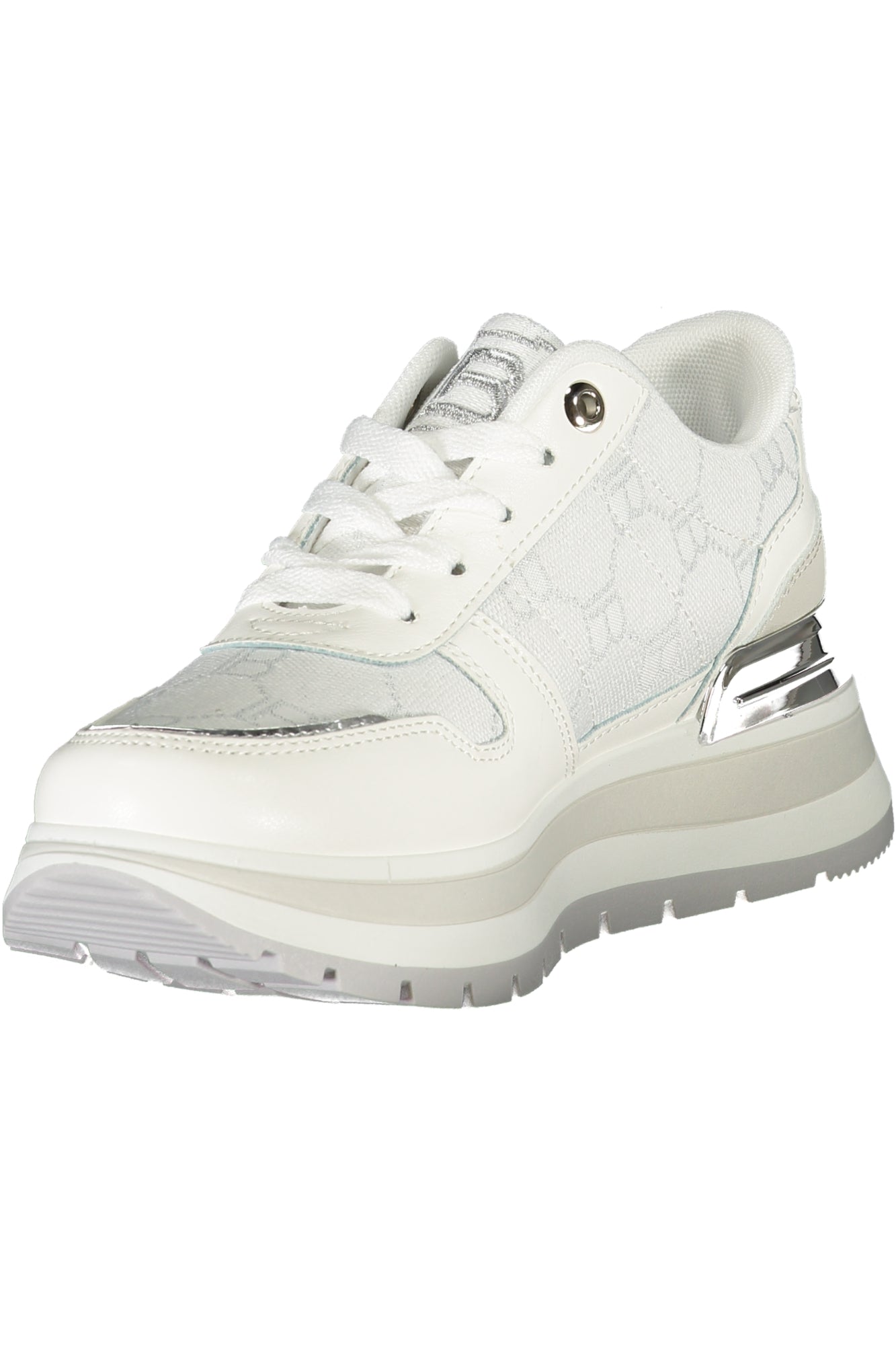 LAURA BIAGIOTTI WOMEN'S WHITE SPORTS SHOES 