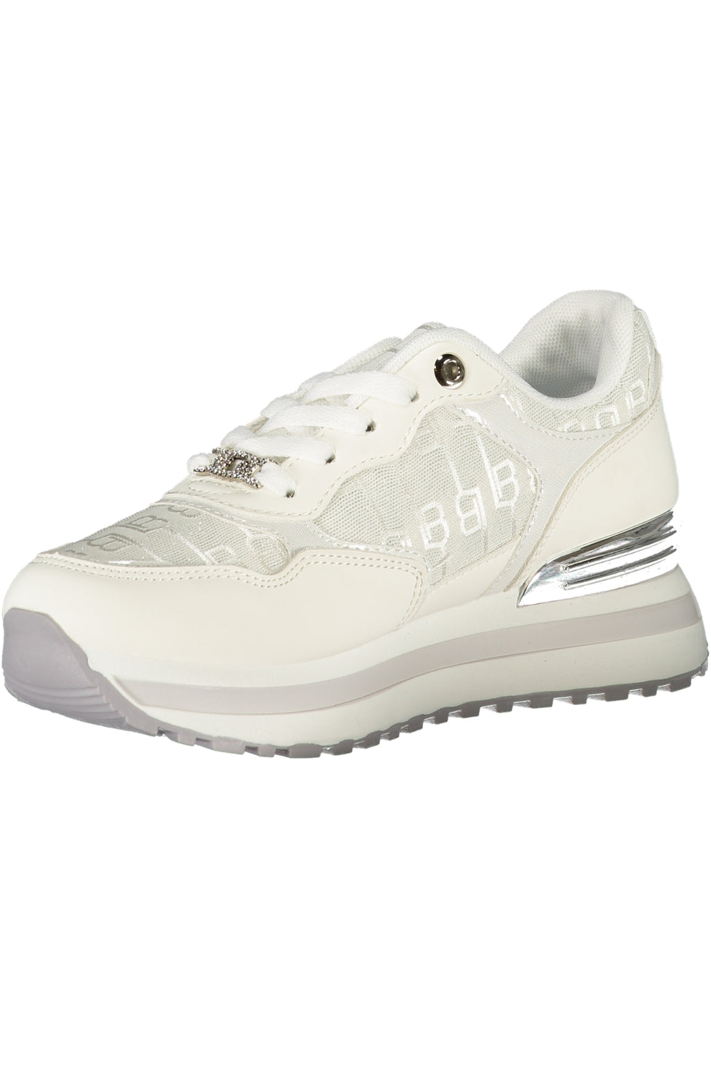 LAURA BIAGIOTTI WOMEN'S WHITE SPORTS SHOES 