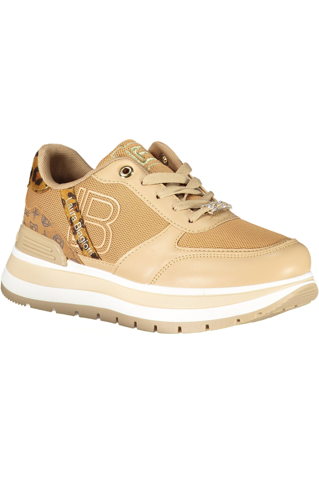 LAURA BIAGIOTTI WOMEN'S BROWN SPORTS SHOES 