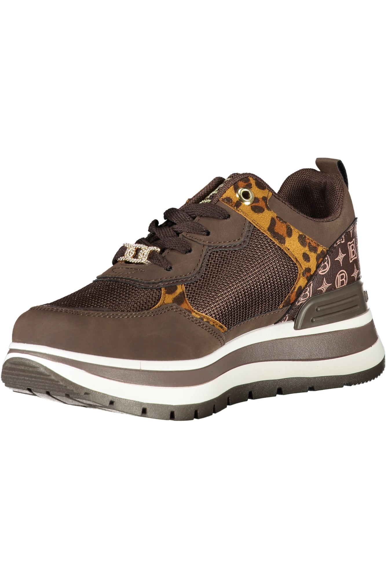 LAURA BIAGIOTTI WOMEN'S BROWN SPORTS SHOES 