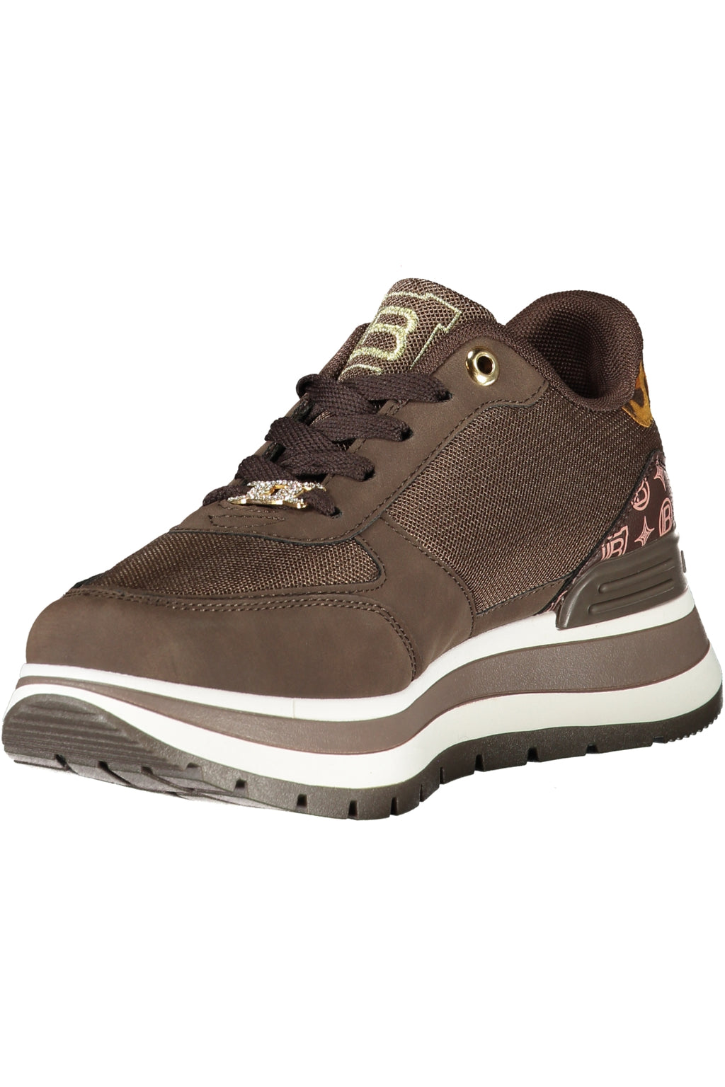LAURA BIAGIOTTI WOMEN'S BROWN SPORTS SHOES 