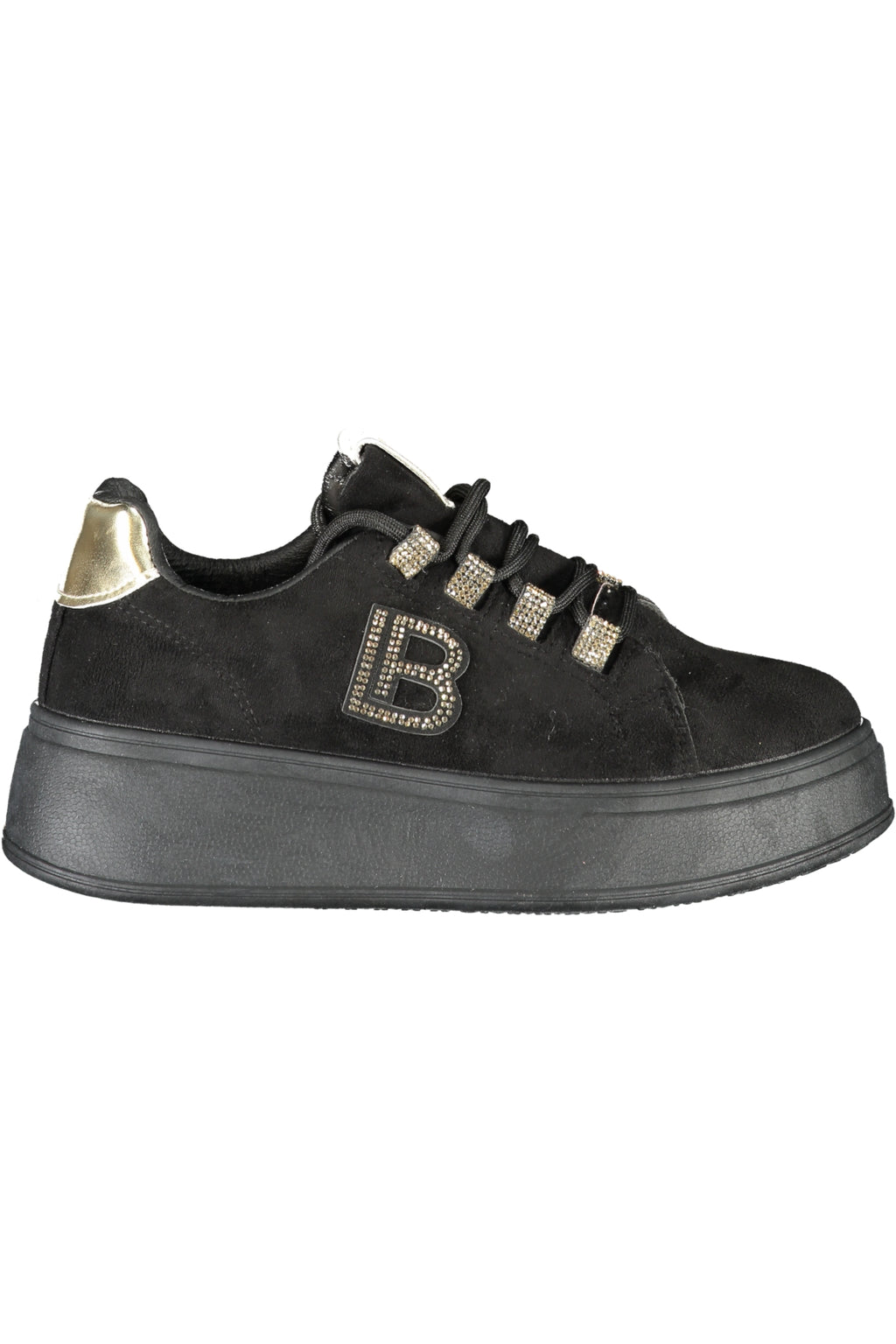 LAURA BIAGIOTTI WOMEN'S BLACK SPORTS SHOES 