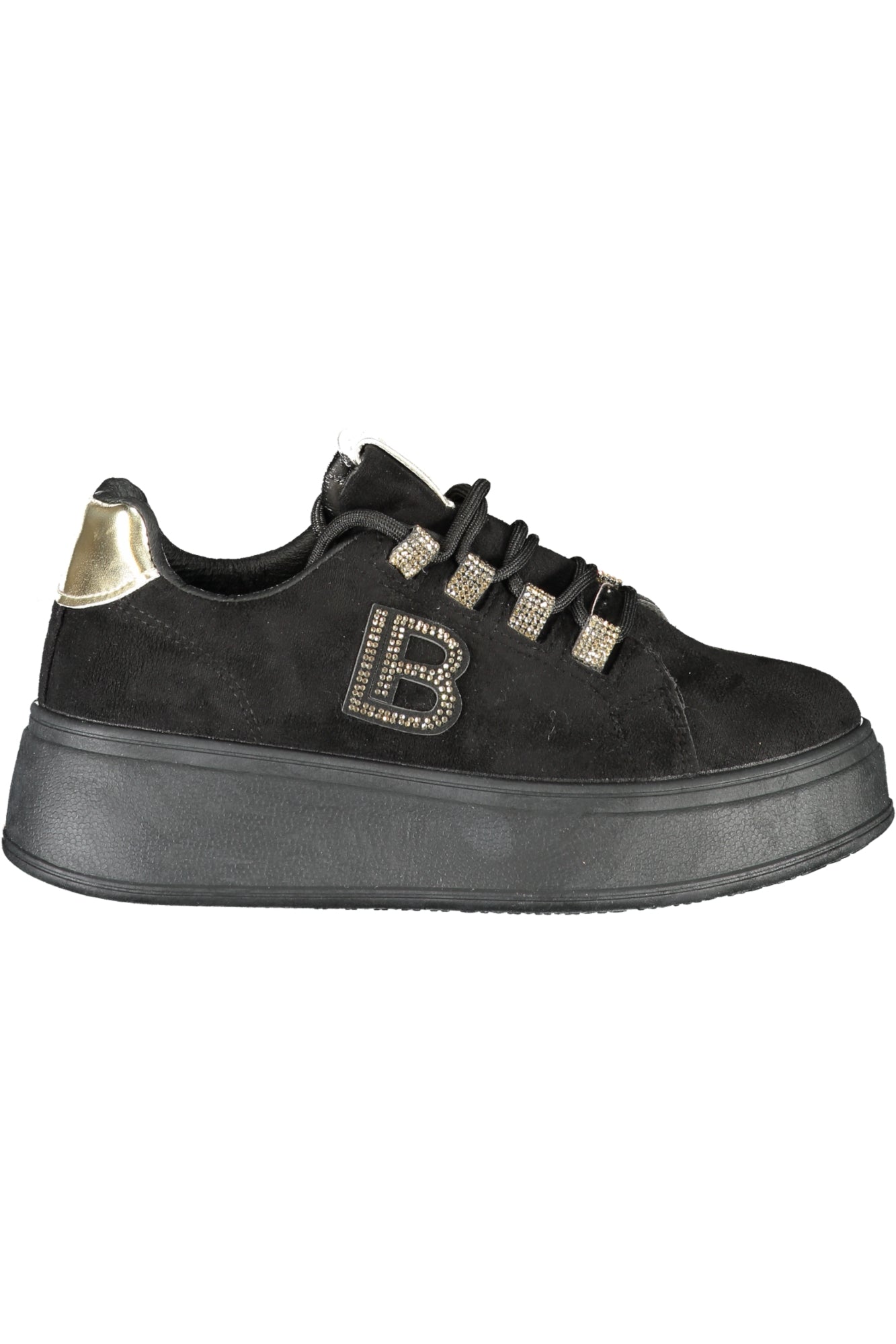 LAURA BIAGIOTTI WOMEN'S BLACK SPORTS SHOES 