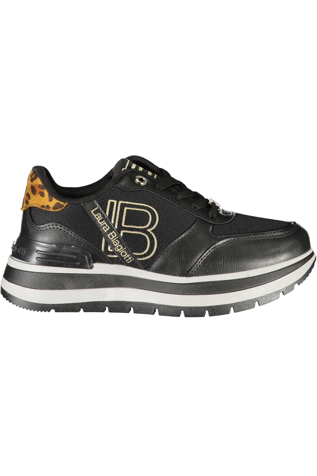 LAURA BIAGIOTTI WOMEN'S BLACK SPORTS SHOES 