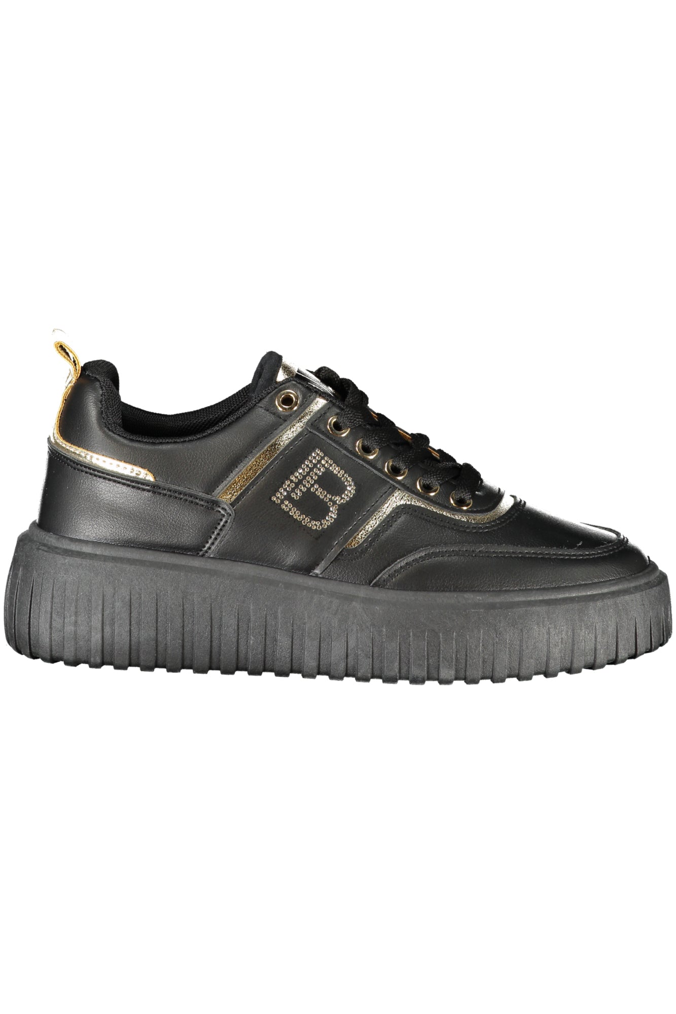 LAURA BIAGIOTTI WOMEN'S BLACK SPORTS SHOES 