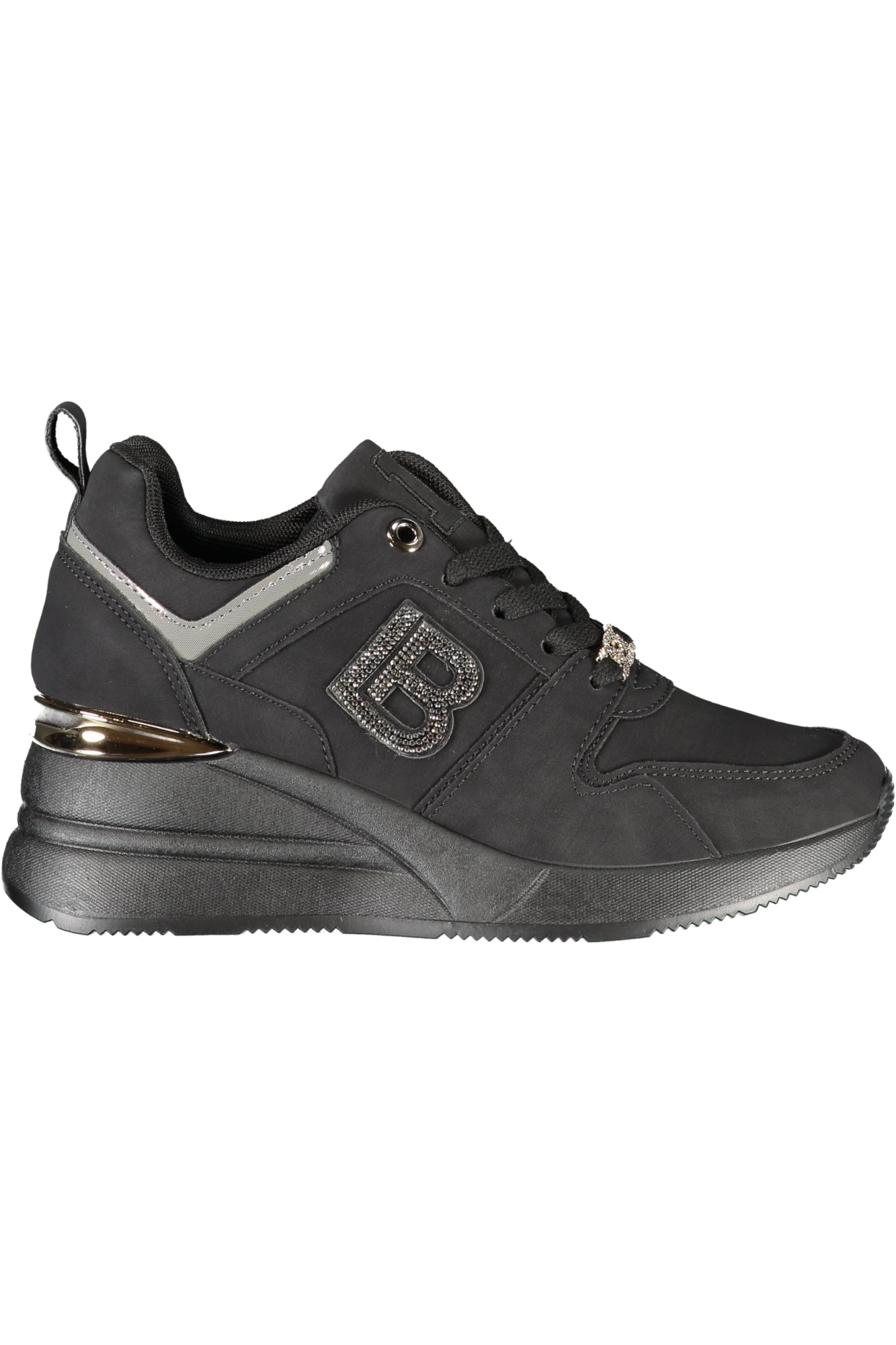 LAURA BIAGIOTTI WOMEN'S BLACK SPORTS SHOES 