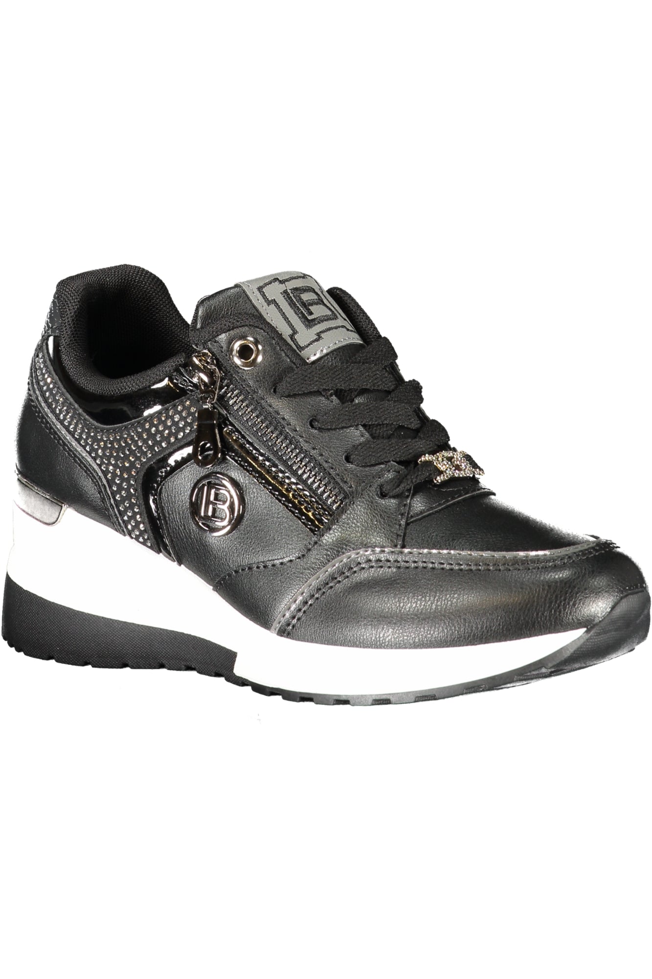 LAURA BIAGIOTTI WOMEN'S BLACK SPORTS SHOES 