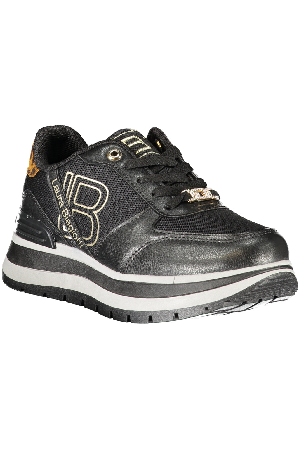 LAURA BIAGIOTTI WOMEN'S BLACK SPORTS SHOES 
