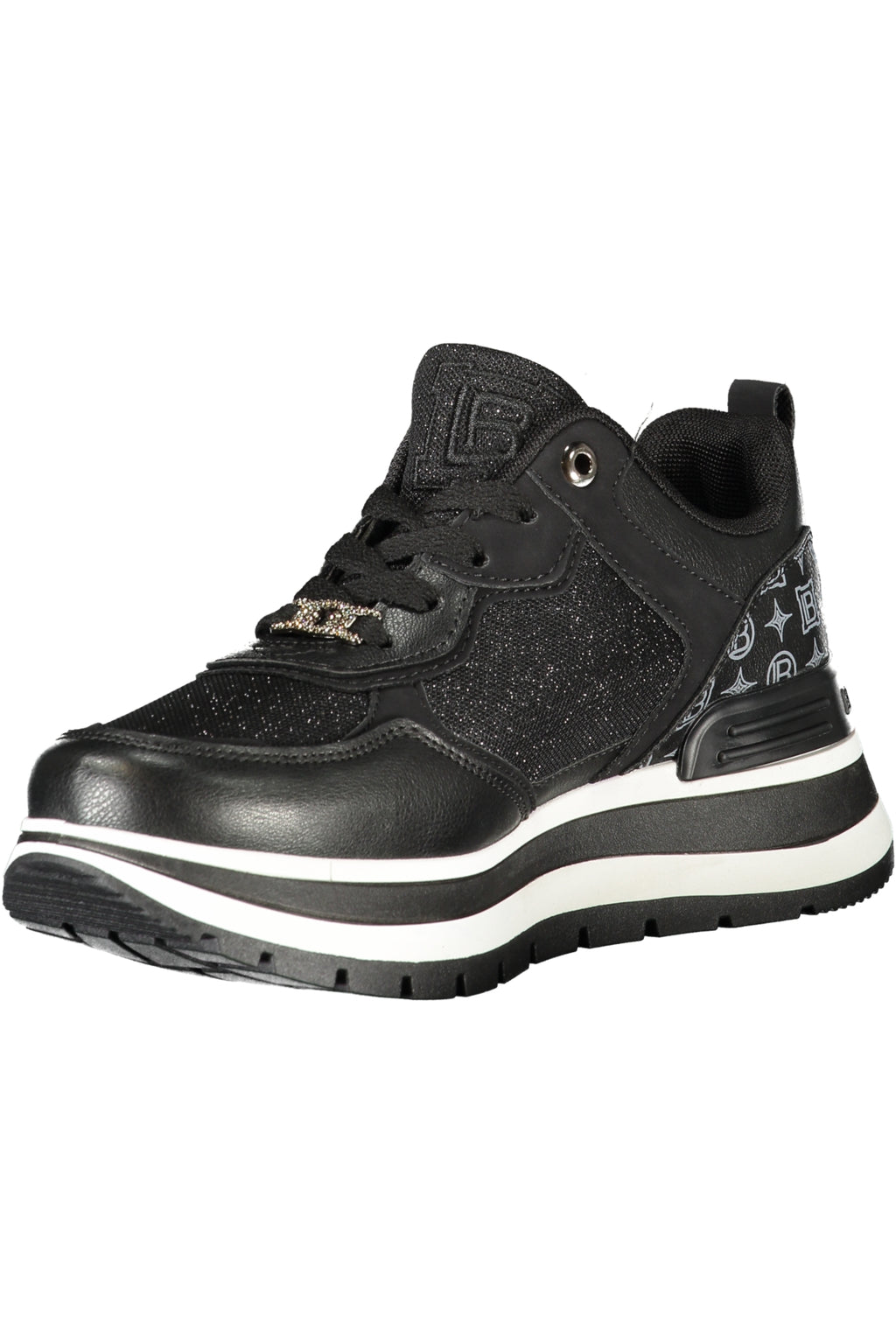 LAURA BIAGIOTTI WOMEN'S BLACK SPORTS SHOES 