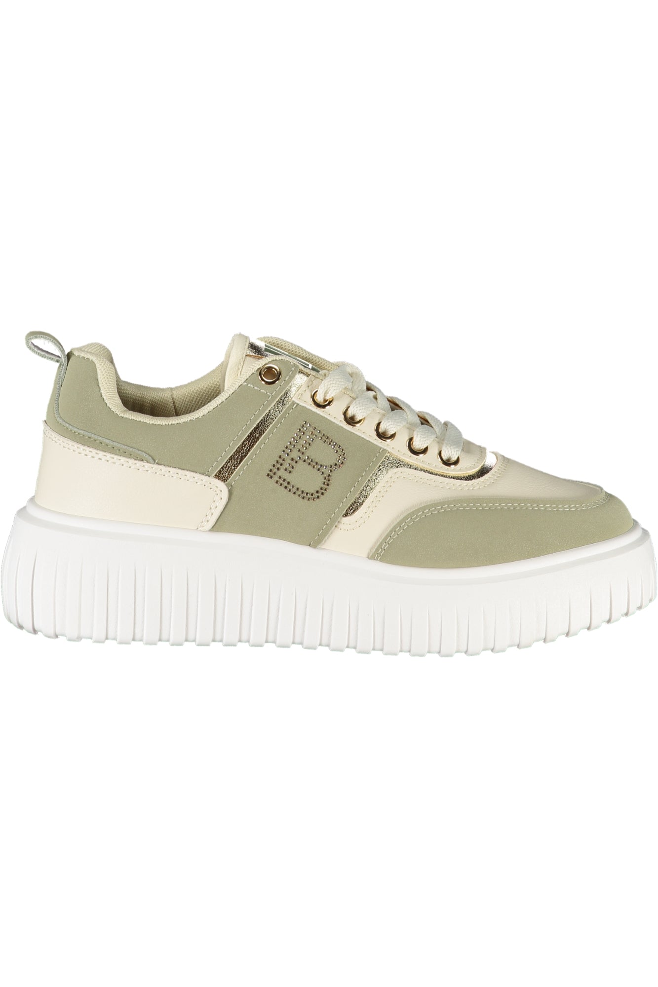 LAURA BIAGIOTTI WOMEN'S GREEN SPORTS SHOES 