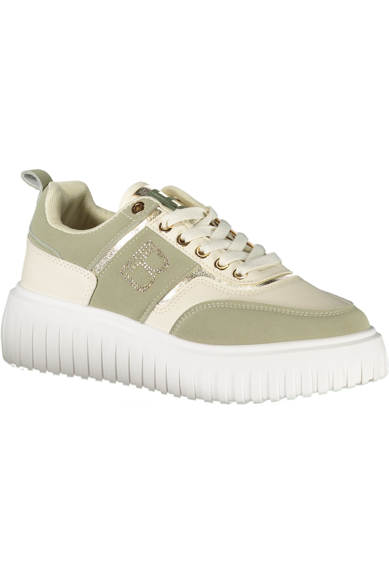 LAURA BIAGIOTTI WOMEN'S GREEN SPORTS SHOES 
