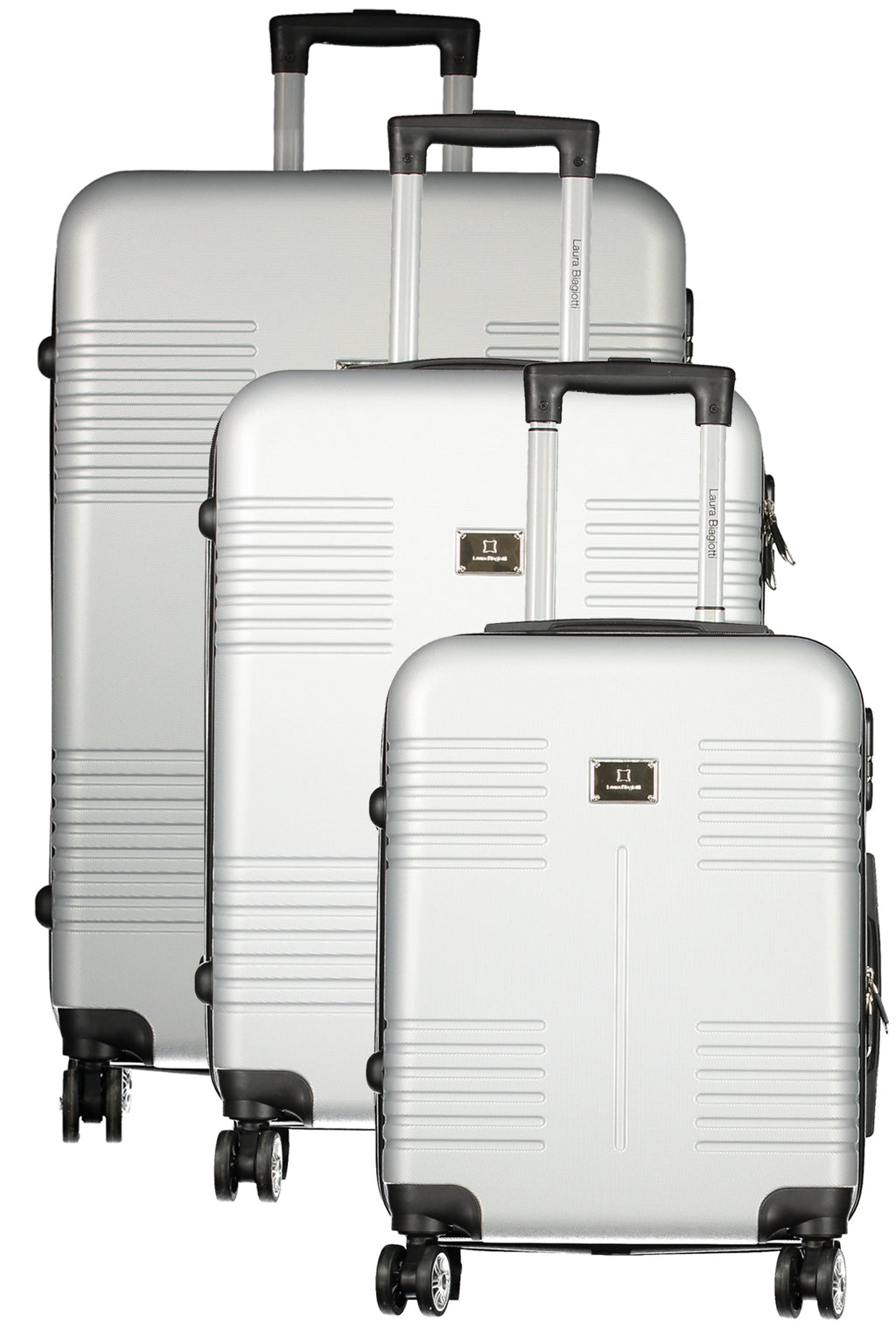 LAURA BIAGIOTTI TROLLEY GRANDE DE MUJER, PLATEADO 