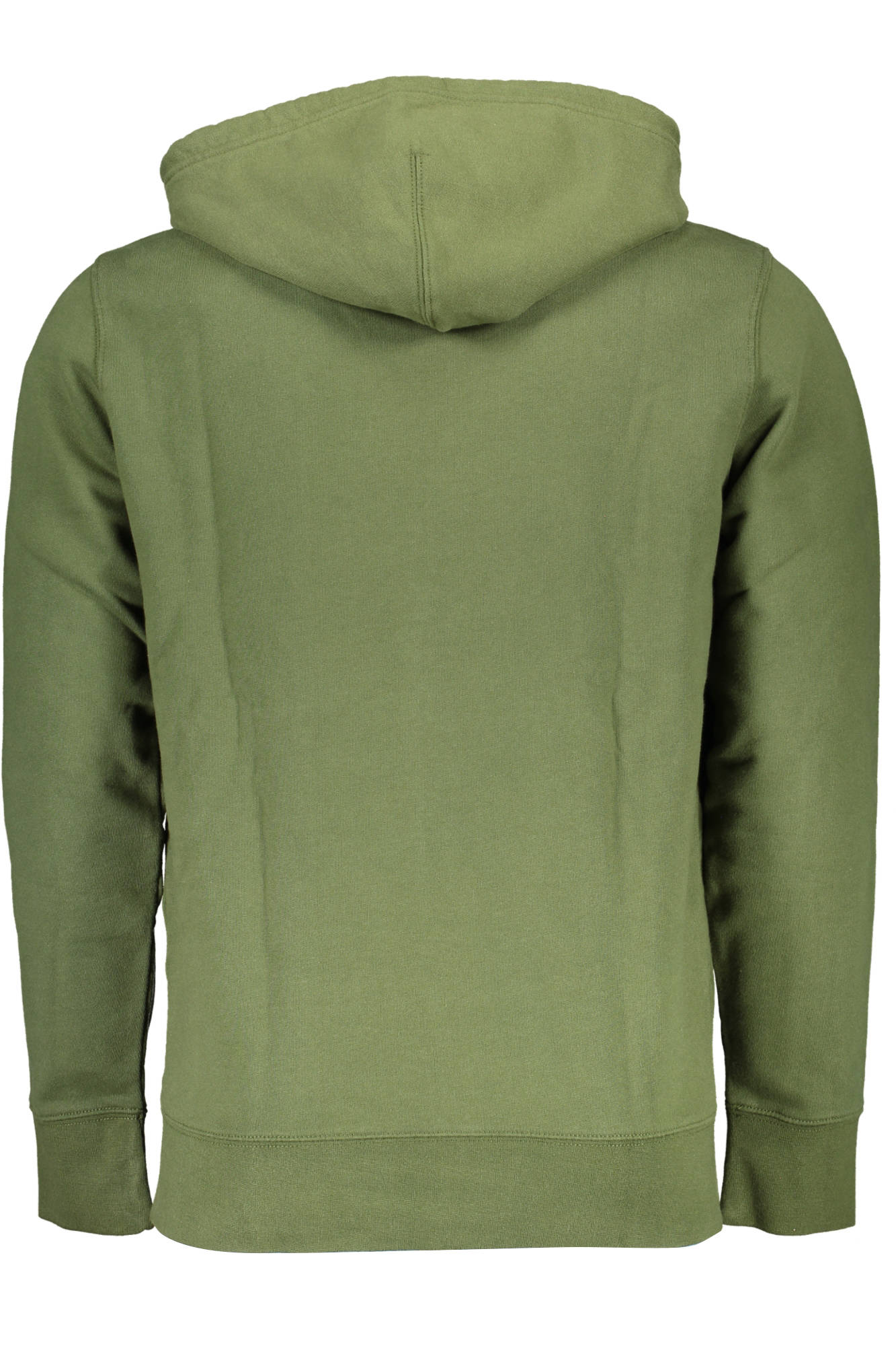 LEVI'S MEN'S GREEN ZIP-UP SWEATSHIRT 