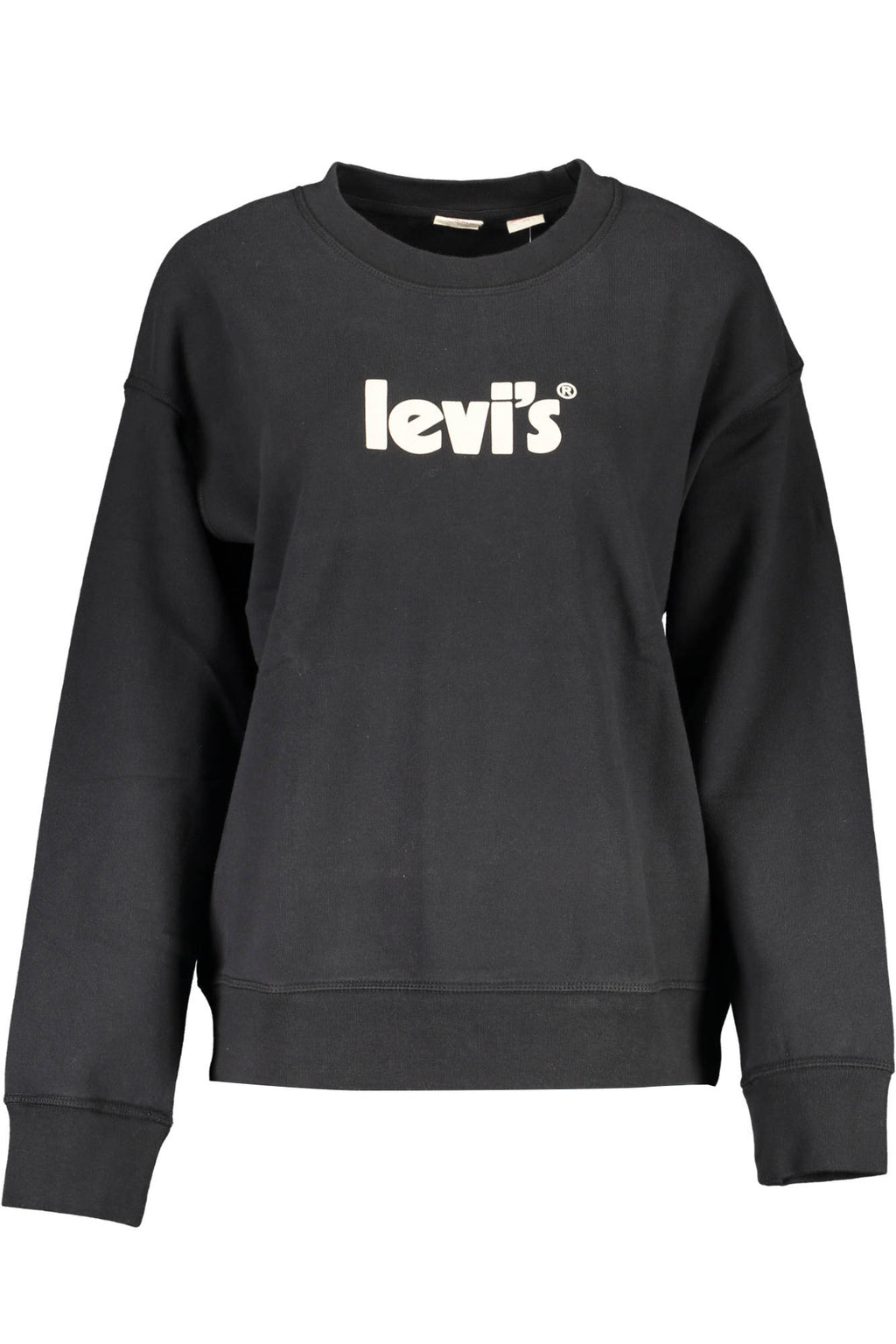 LEVI'S WOMEN'S BLACK ZIP-UP SWEATSHIRT 