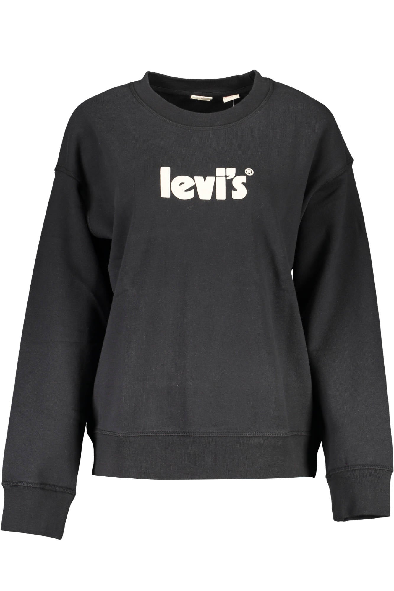 LEVI'S WOMEN'S BLACK ZIP-UP SWEATSHIRT 