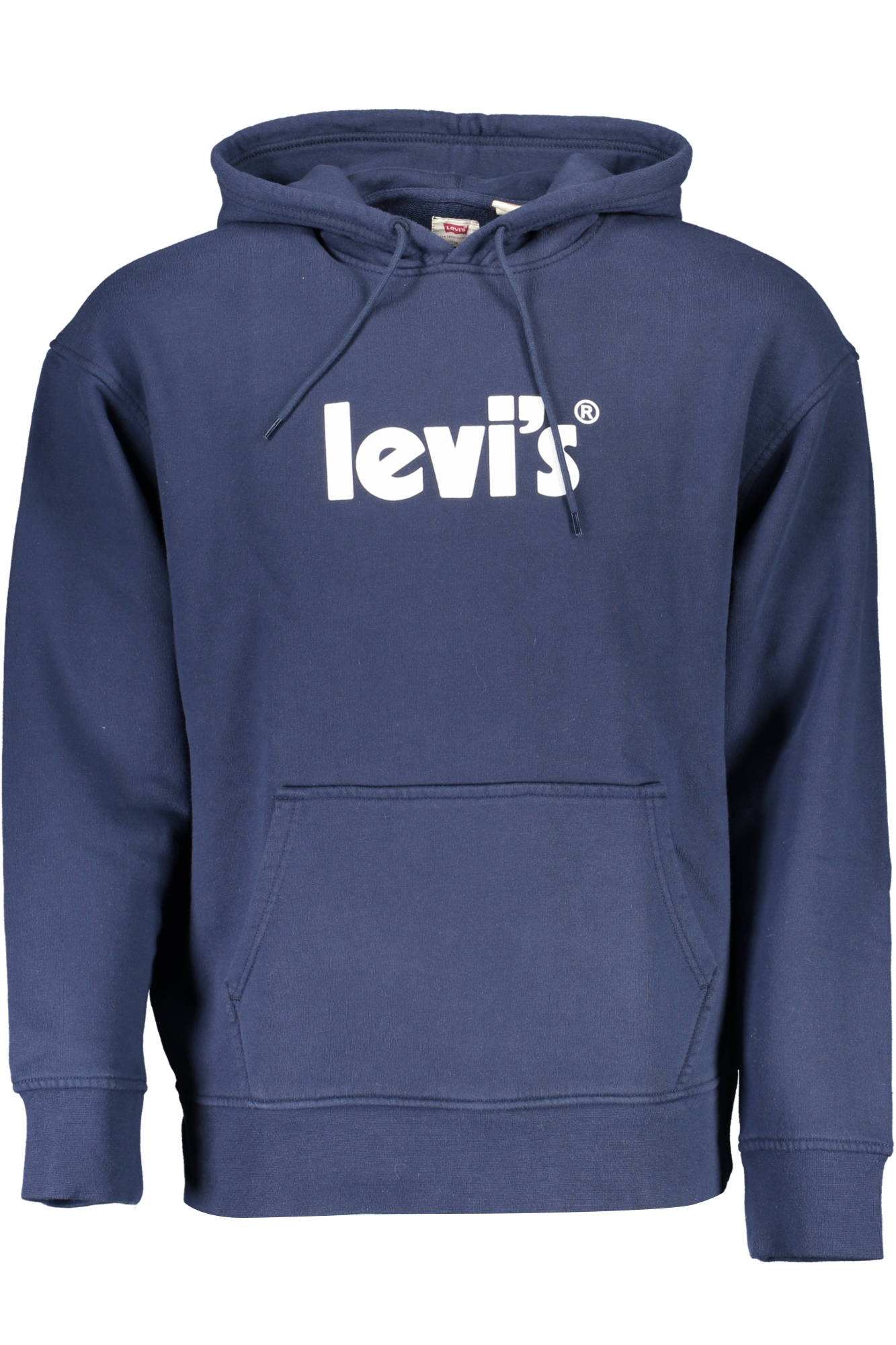 LEVI'S MEN'S BLUE ZIP-UP SWEATSHIRT 