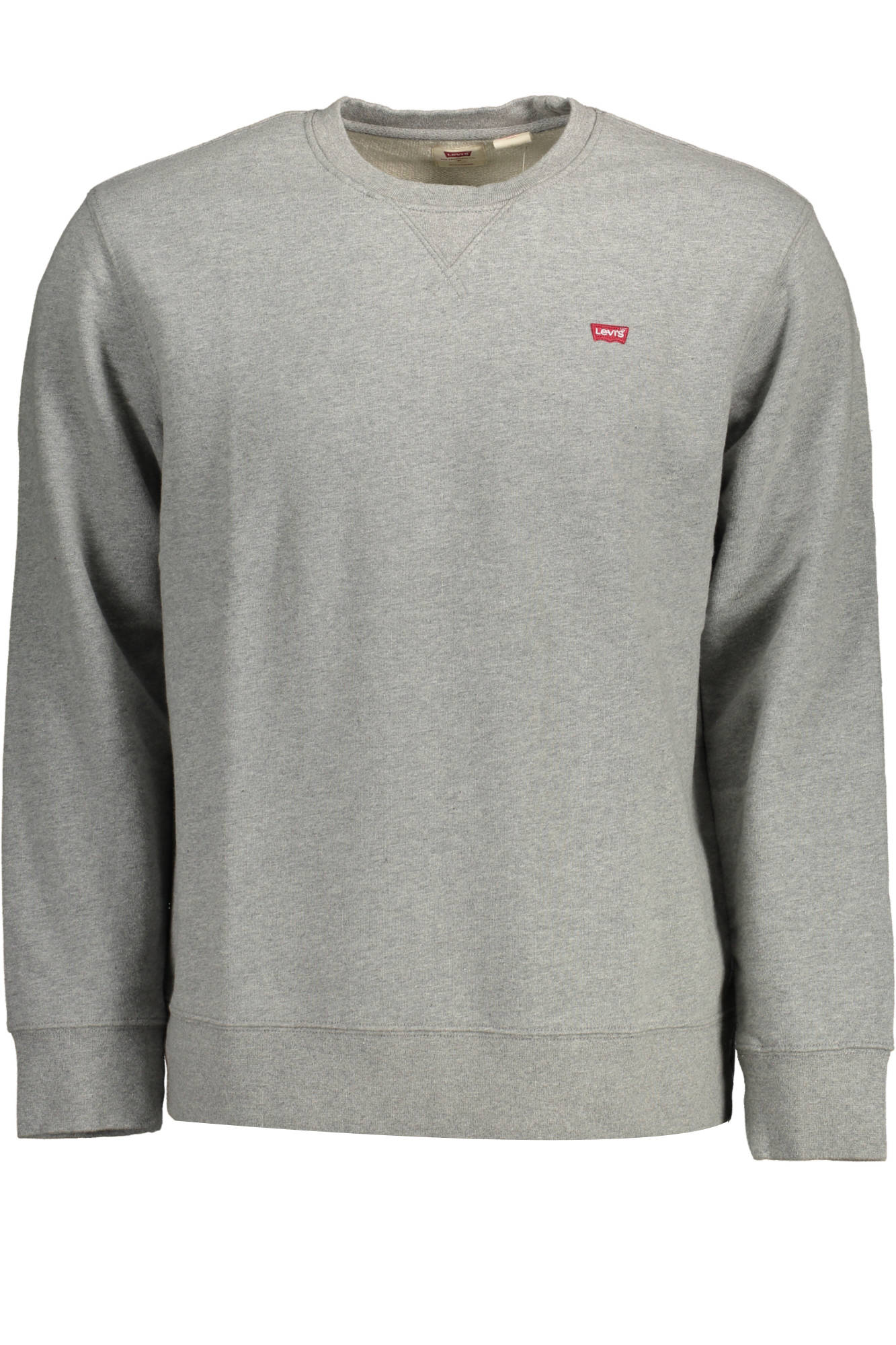 LEVI'S MEN'S GRAY ZIP-UP SWEATSHIRT 