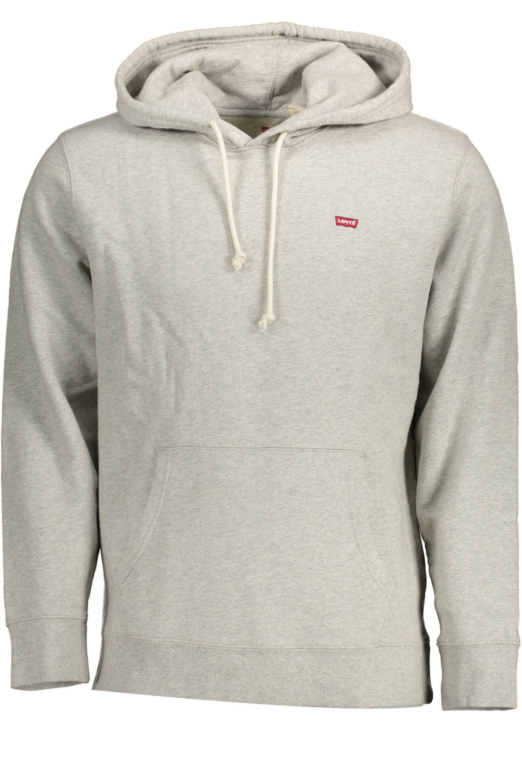 LEVI'S MEN'S GRAY ZIP-UP SWEATSHIRT 