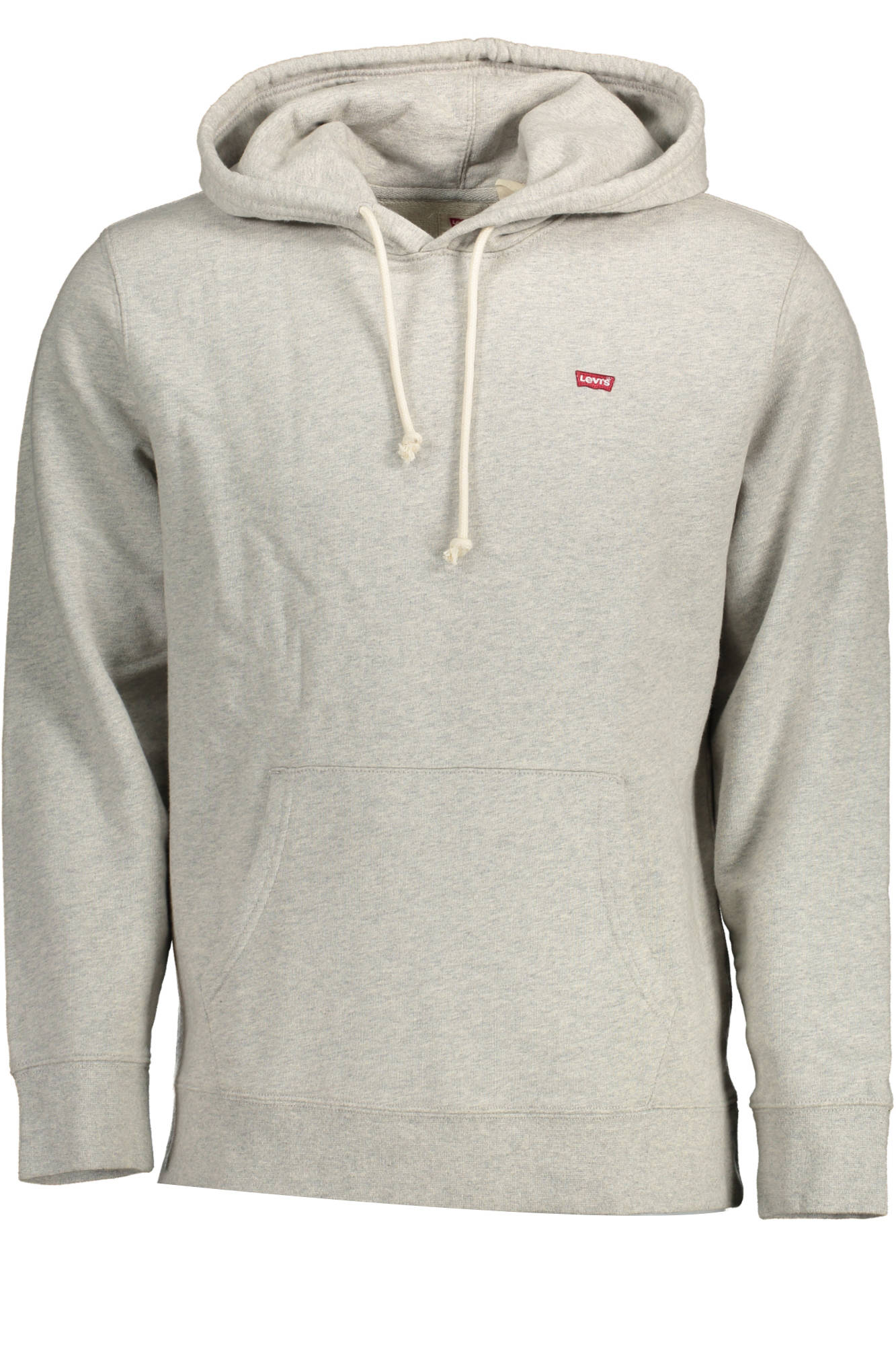 LEVI'S MEN'S GRAY ZIP-UP SWEATSHIRT 