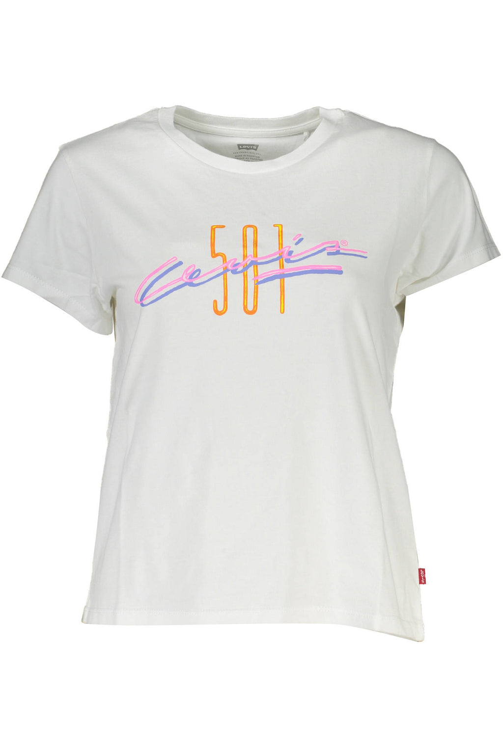 CAMISETA DE MANGA CORTA LEVI'S MUJER BLANCA 